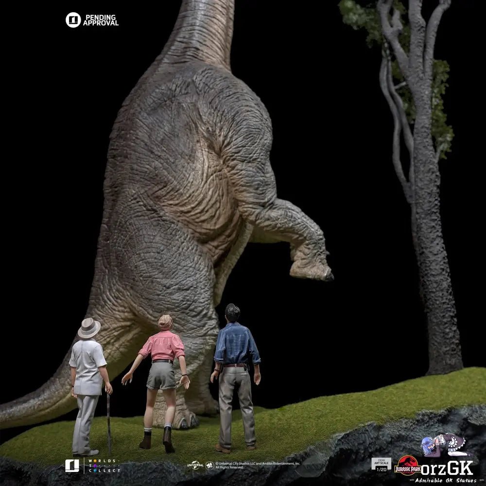 Iron Studio - Jurassic Park Welcome to Jurassic Park Demi Art Scale (Licensed) resin statue Navy Toys anime figure