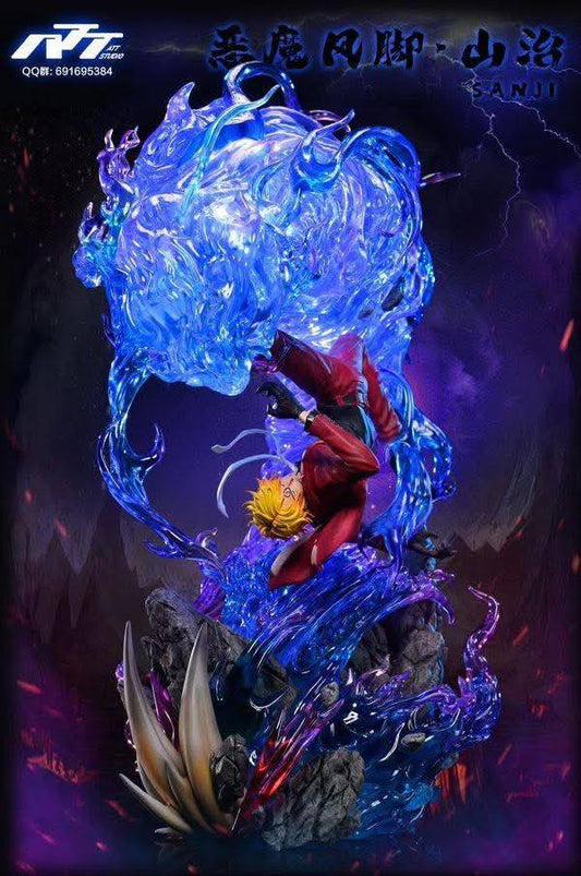 Sanji & Sabo & King resin statue ATT studio anime figure