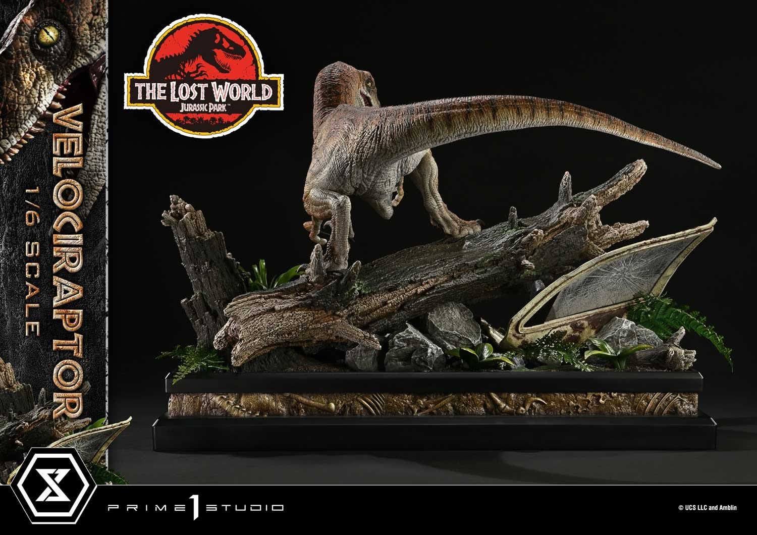 Velociraptor resin statue prime 1 studio anime figure