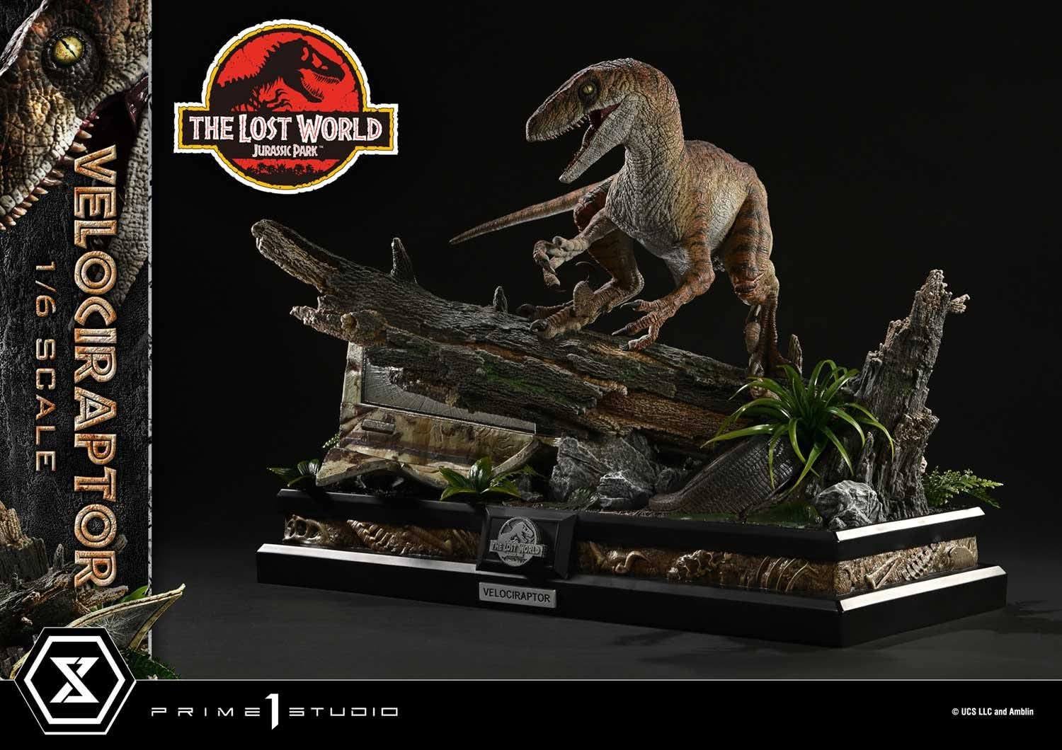 Velociraptor resin statue prime 1 studio anime figure