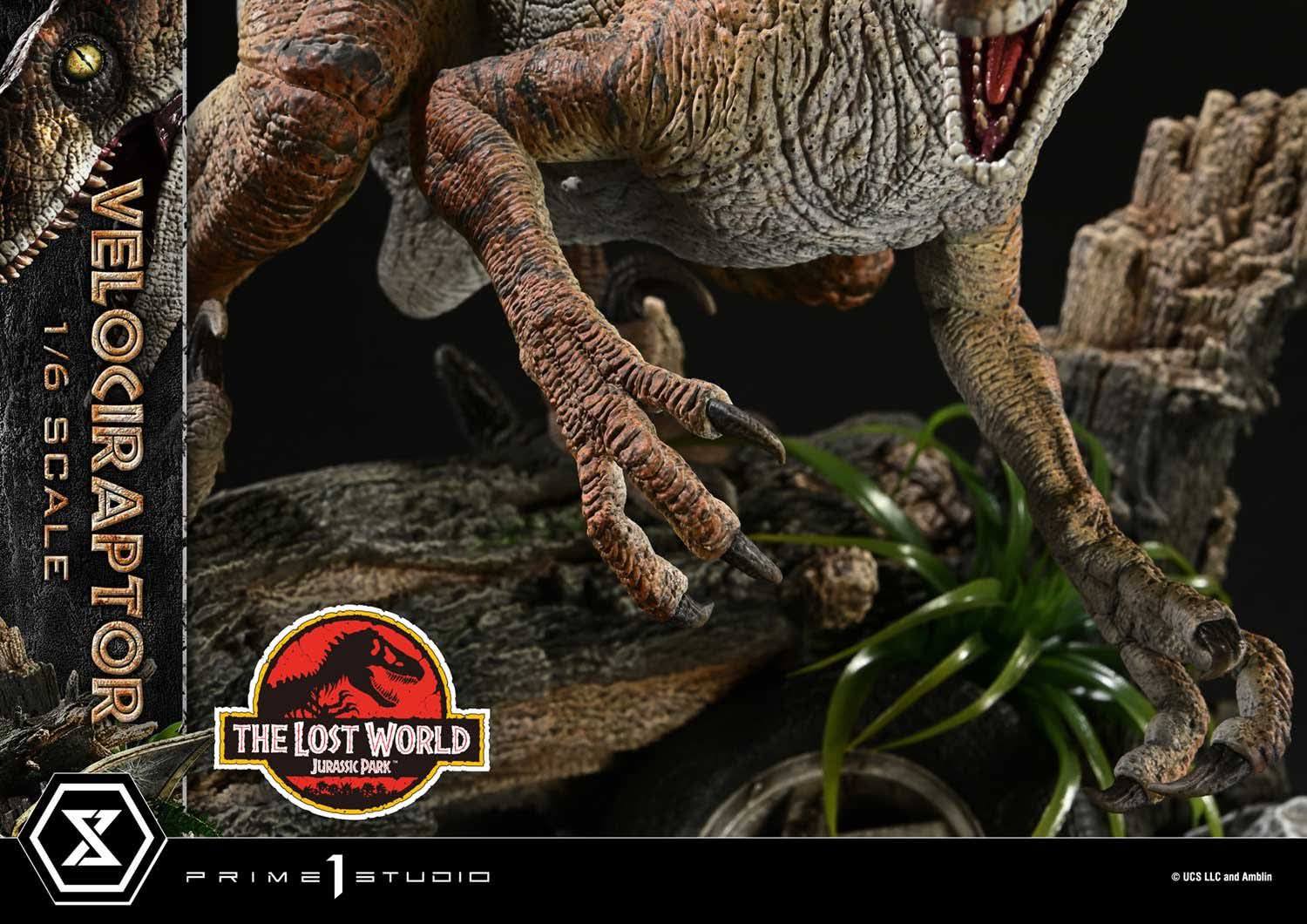 Velociraptor resin statue prime 1 studio anime figure