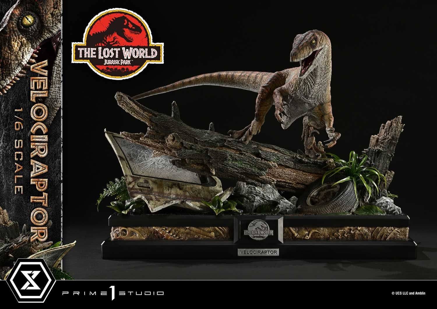 Velociraptor resin statue prime 1 studio anime figure