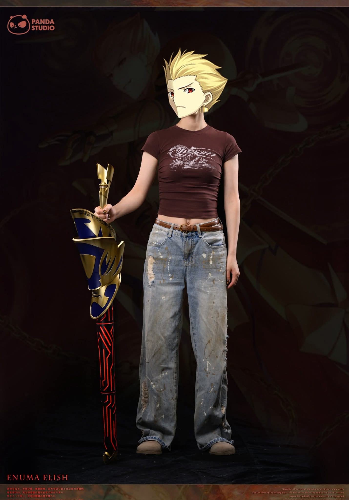 Enuma Elish resin statue Panda Studio anime figure