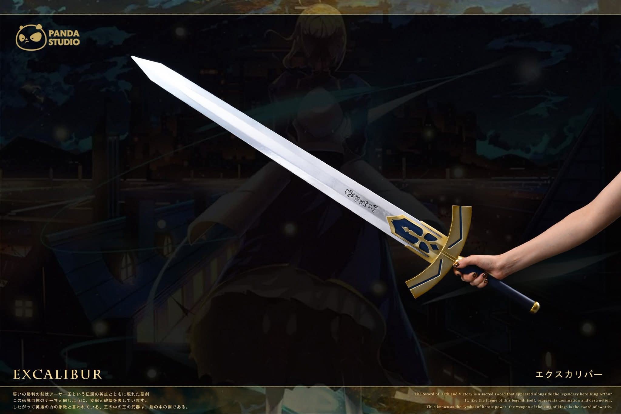 Fate Excalibur resin statue Panda Studio anime figure