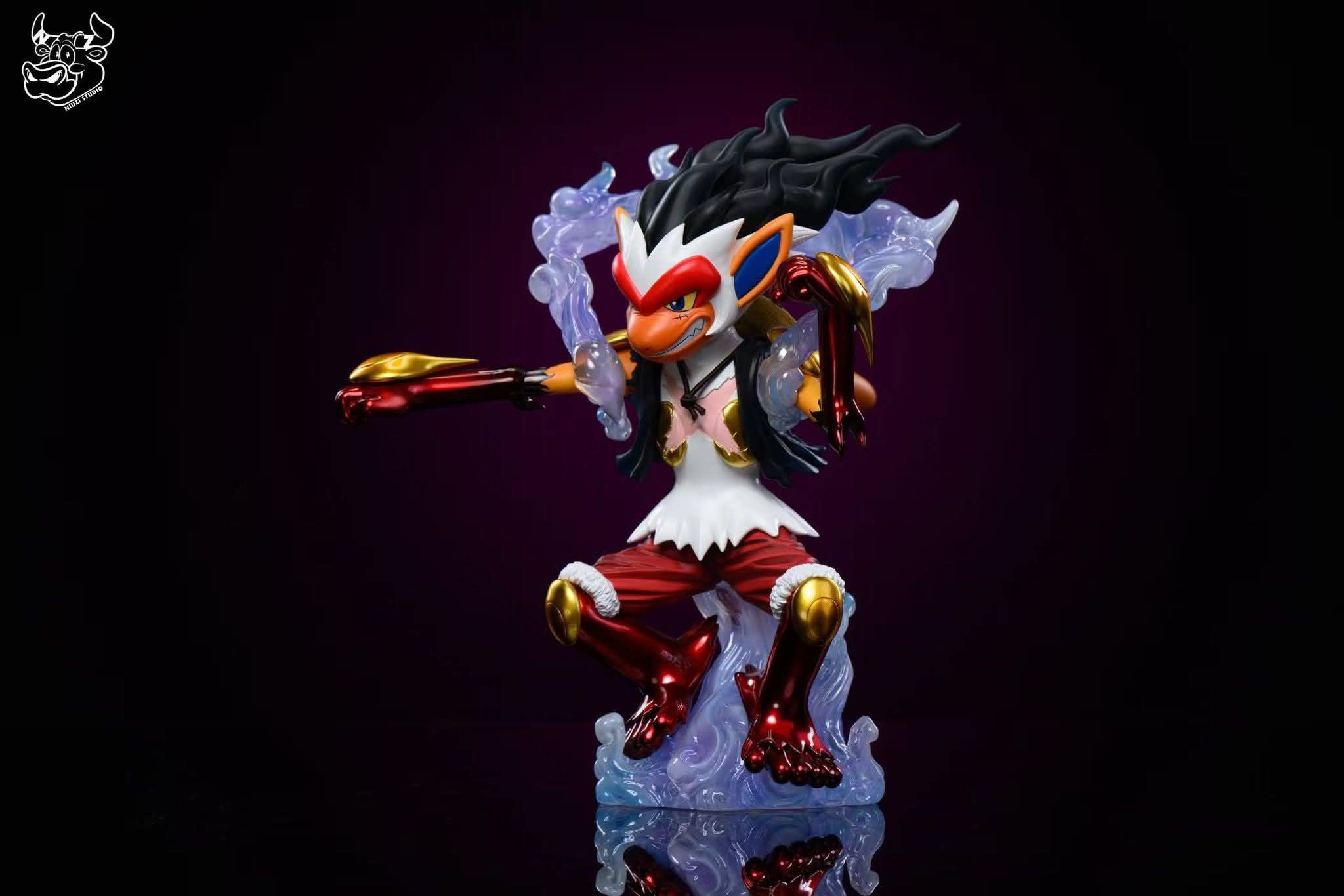 Infernape Gear 4 resin statue NIUZI Studio anime figure