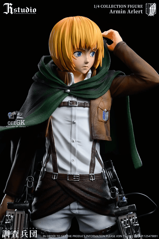 JR Studio - Attack on Titan Armin Arlert resin statue Navy Toys anime figure