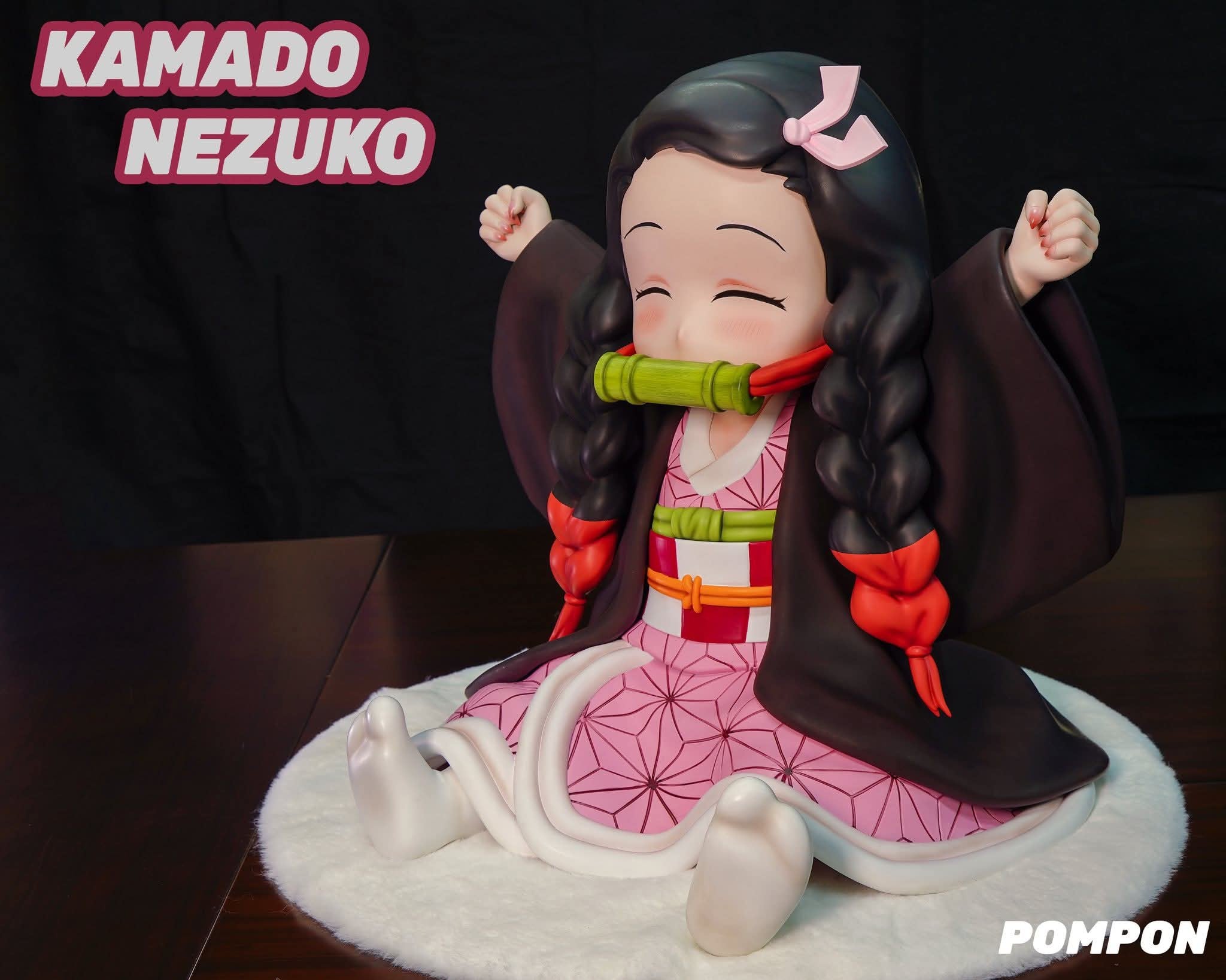 Nezuko resin statue Pompon studio anime figure