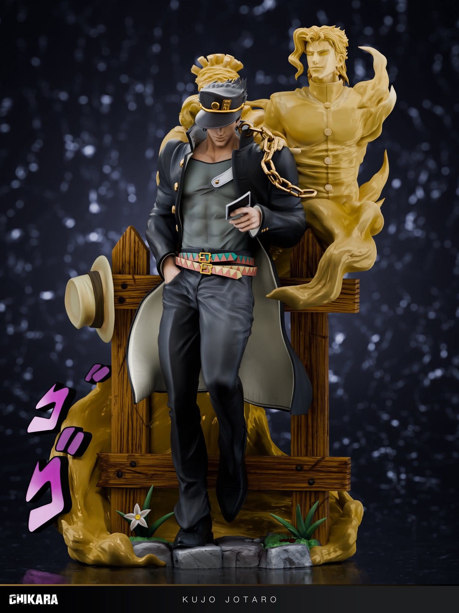 Memories of Kujo Jotaro resin statue Chikara Studio anime figure