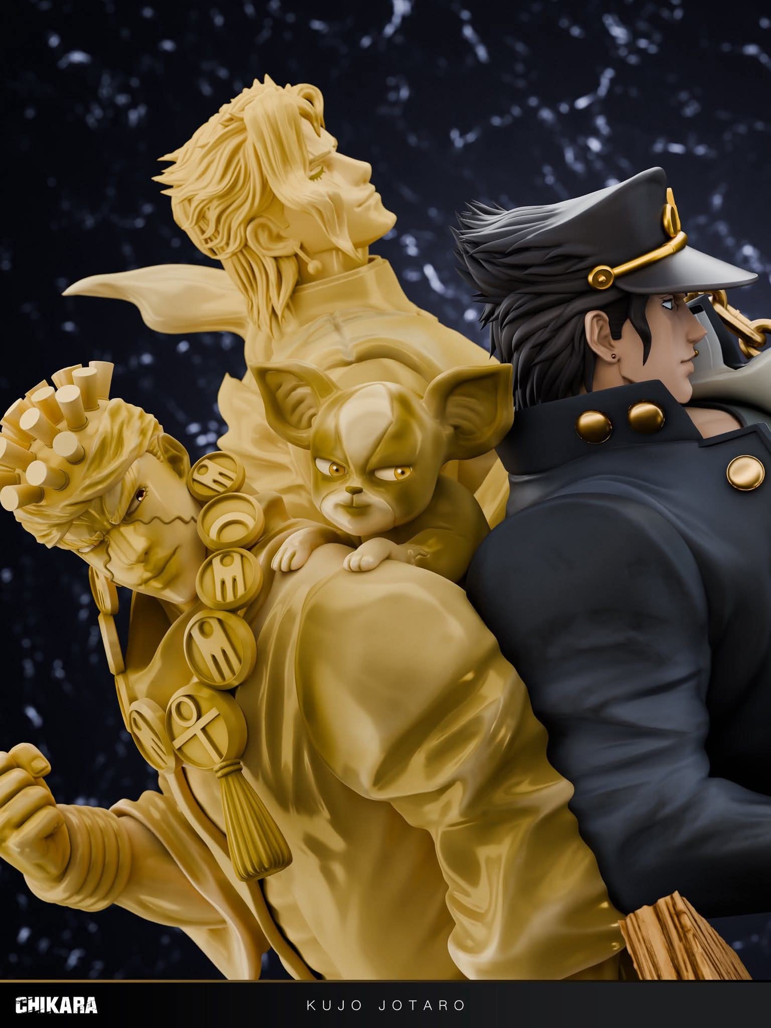 Memories of Kujo Jotaro resin statue Chikara Studio anime figure