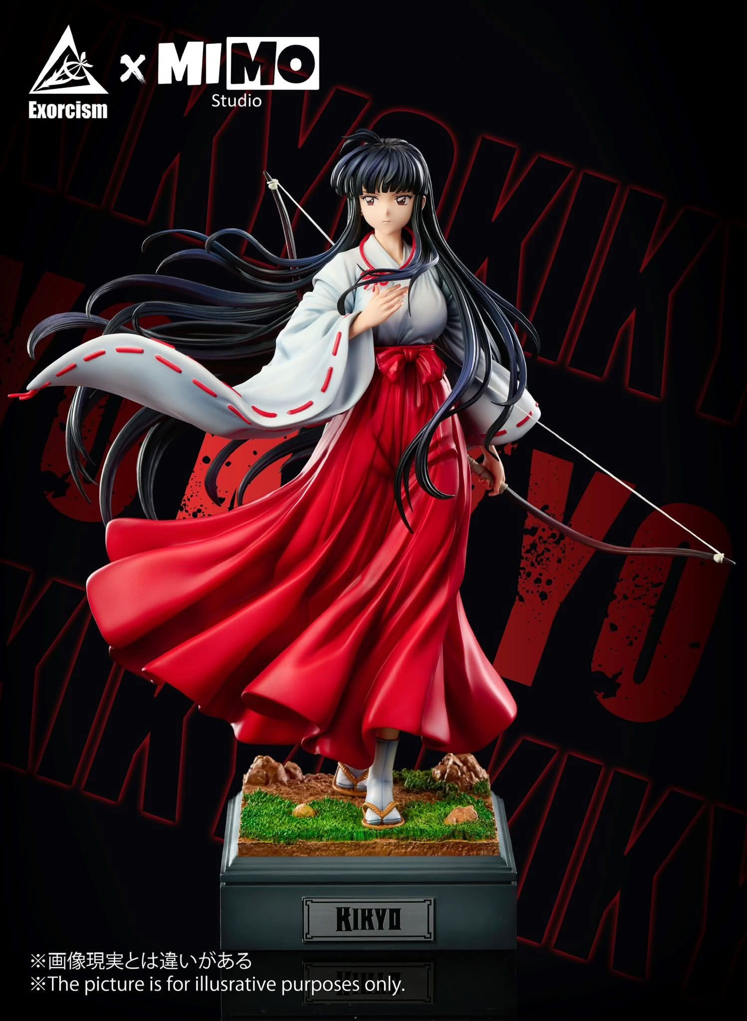 Kikyo resin statue MIMO Studio & Exorcism Studio anime figure