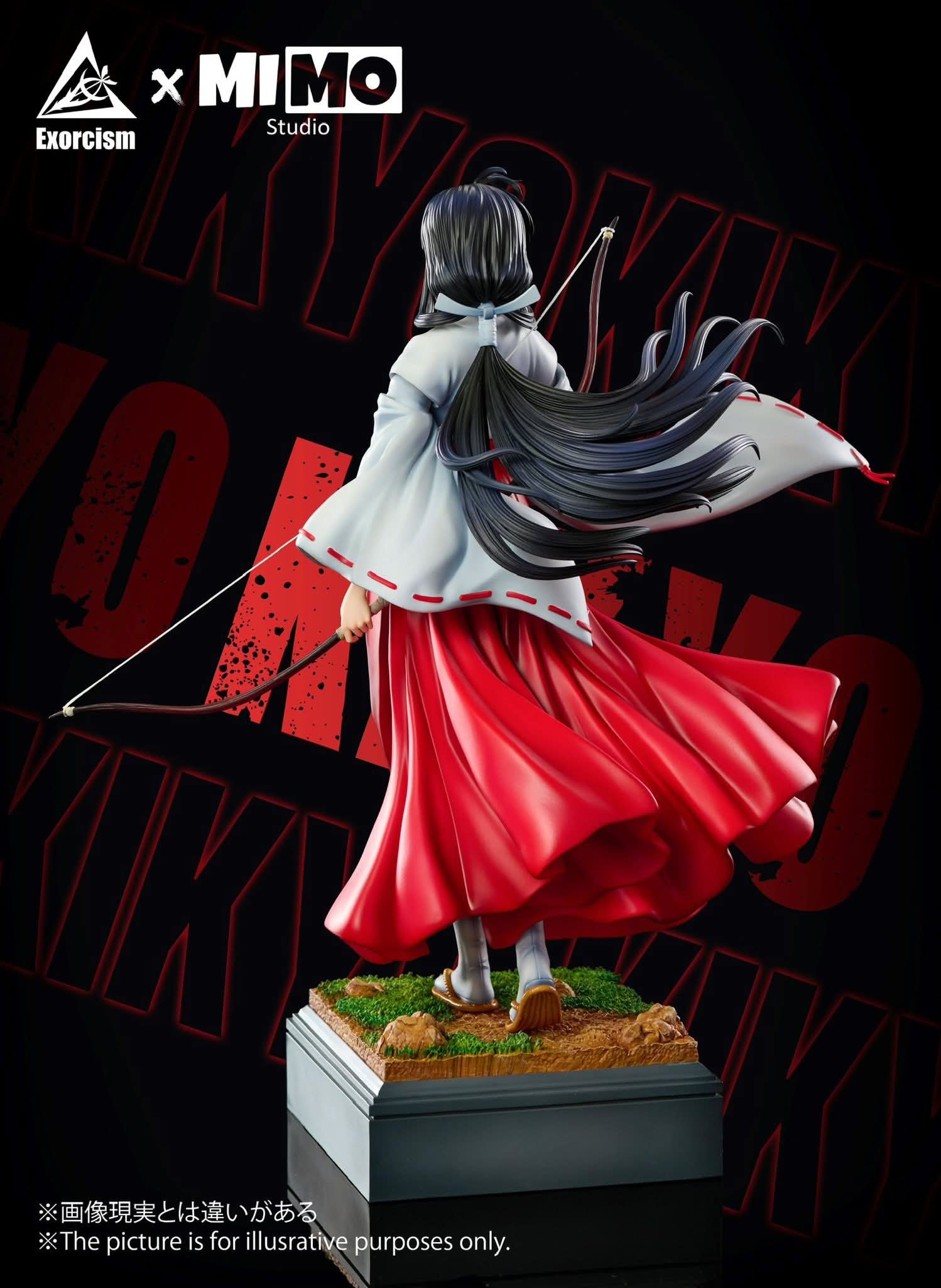 Kikyo resin statue MIMO Studio & Exorcism Studio anime figure