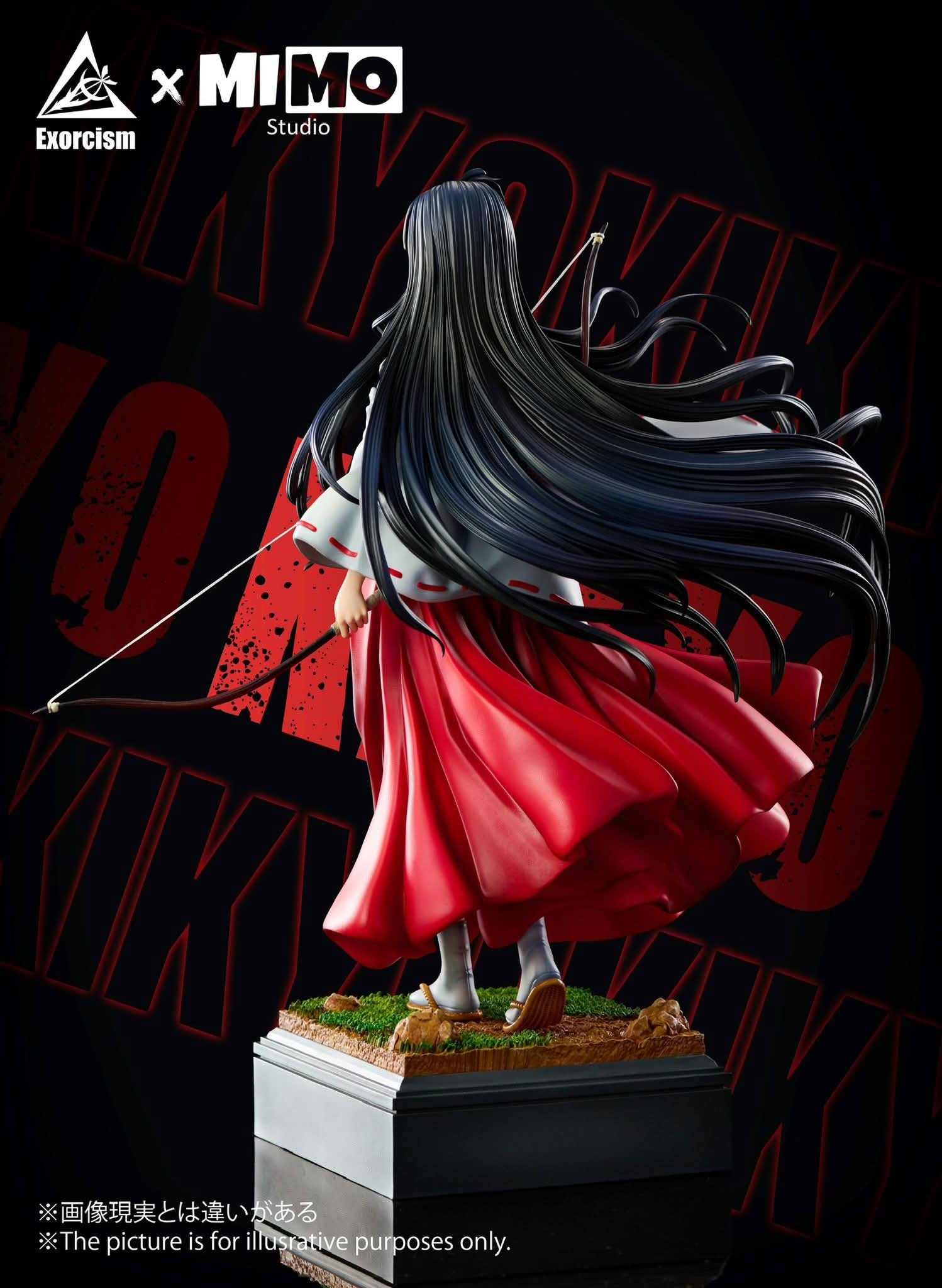 Kikyo resin statue MIMO Studio & Exorcism Studio anime figure