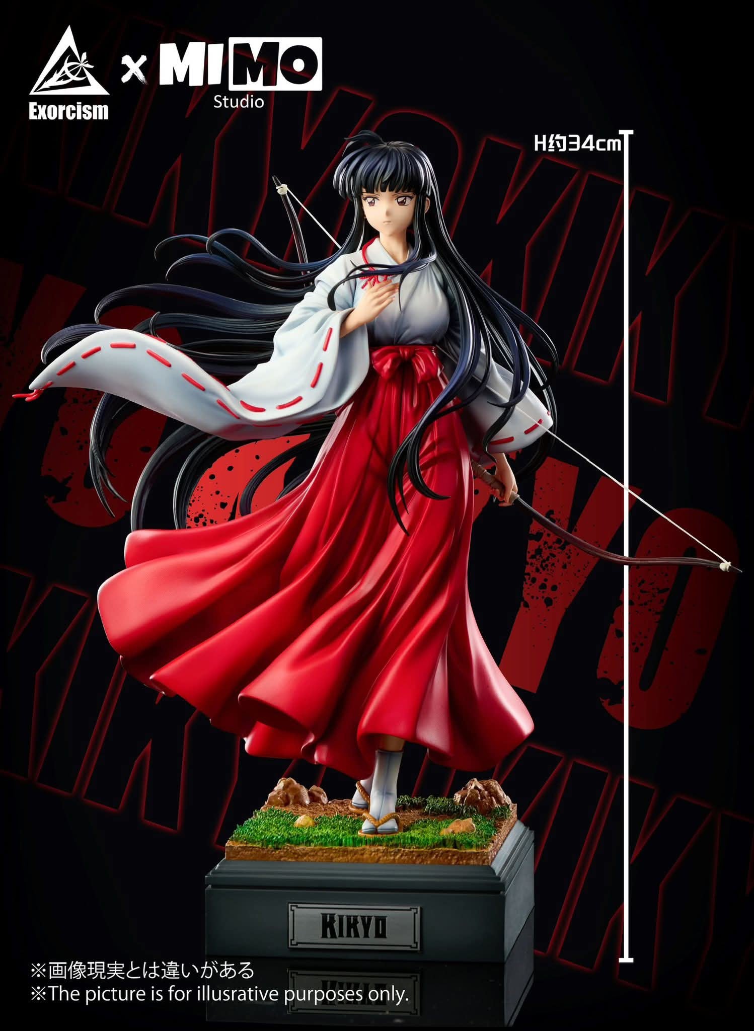 Kikyo resin statue MIMO Studio & Exorcism Studio anime figure
