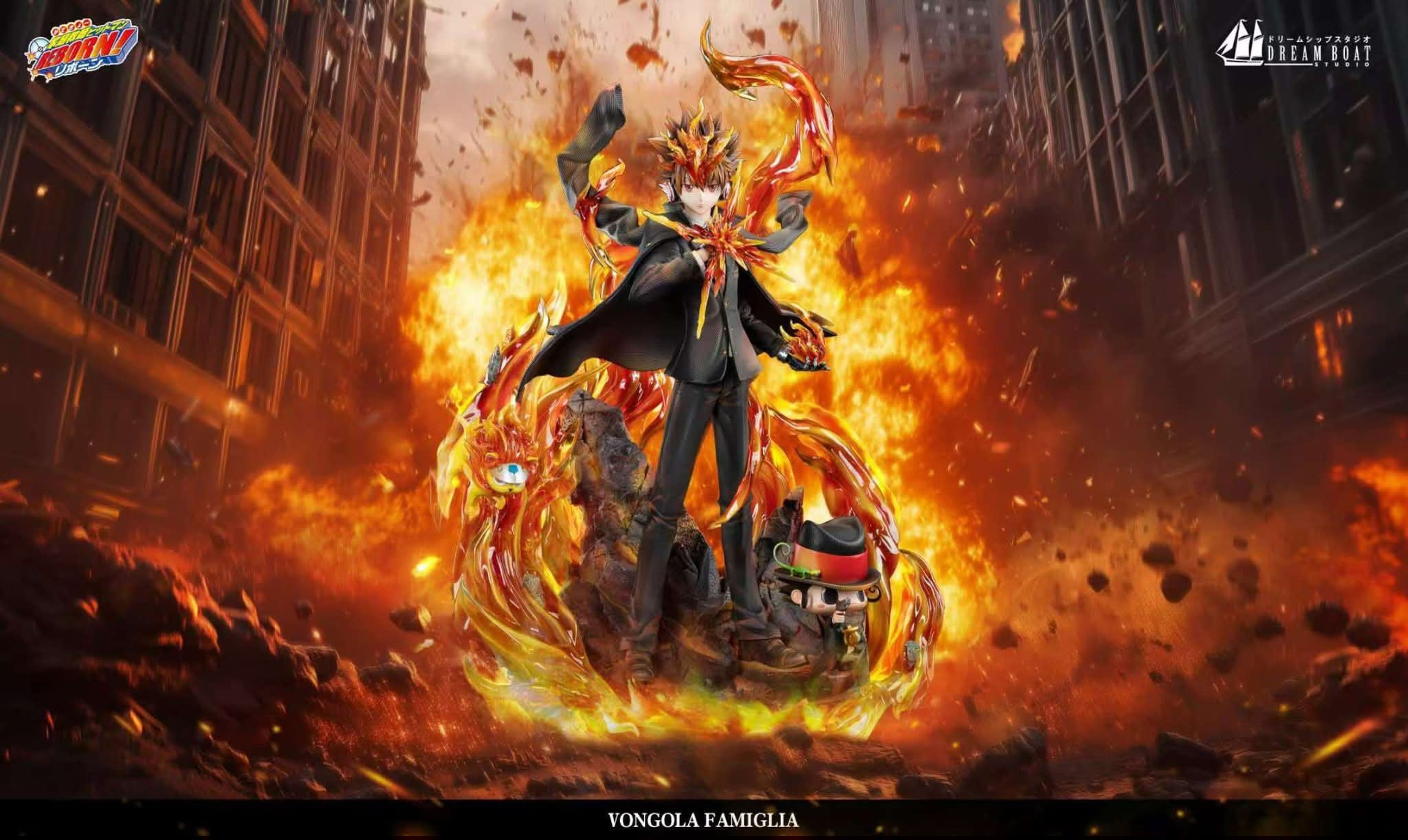 Tsunayoshi Sawada resin statue Dream Boat Studio anime figure