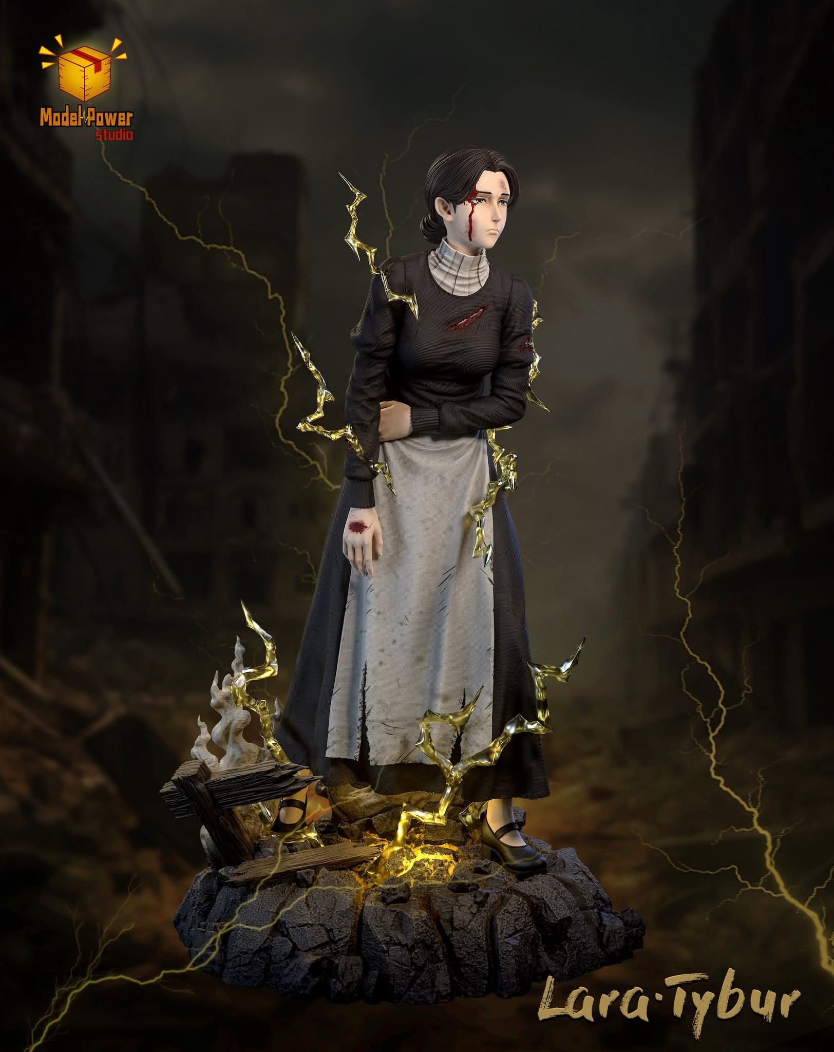 Lara Tybur resin statue Model Power Studio anime figure