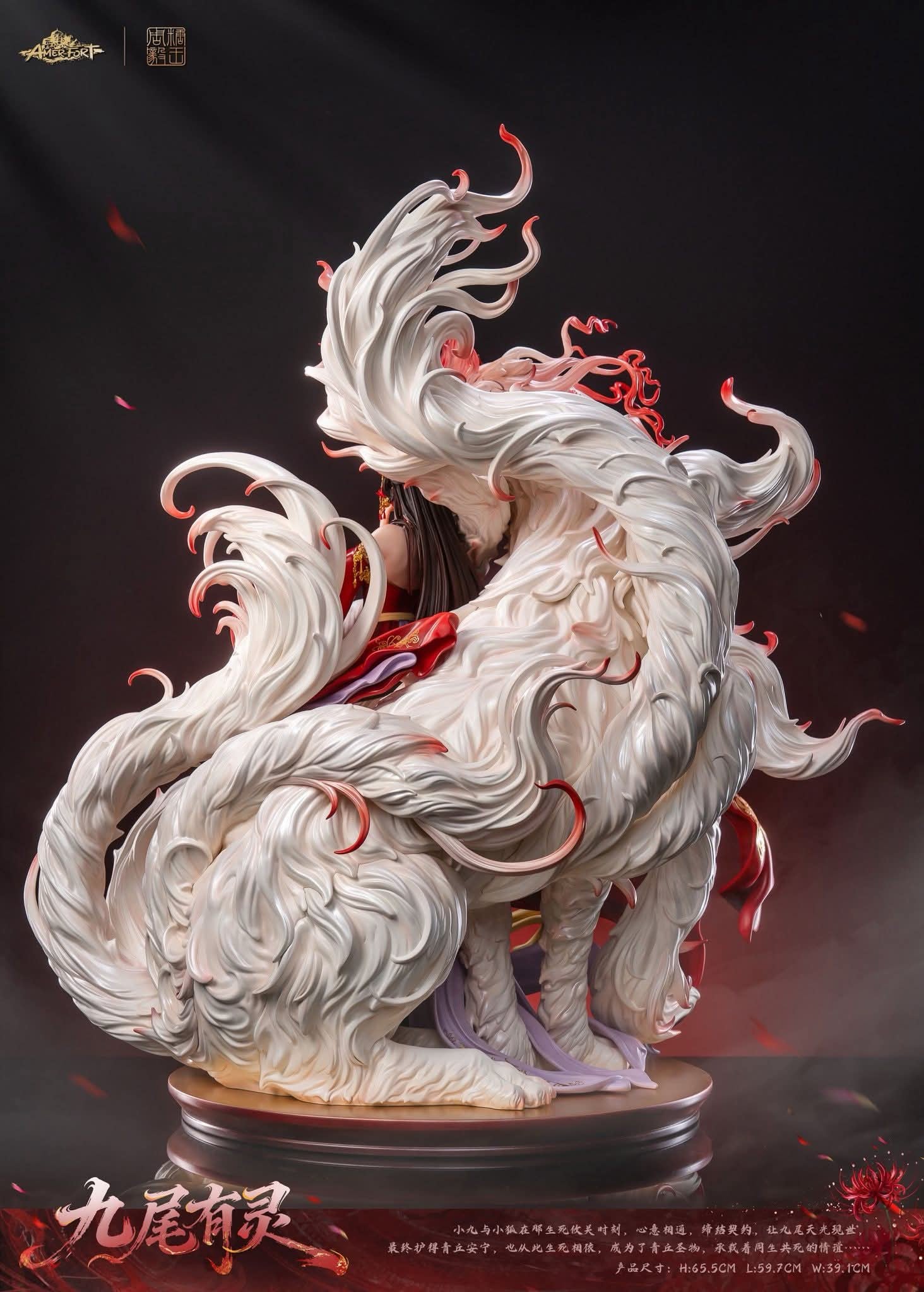 Nine Tailed Spirit resin statue Pj studio anime figure