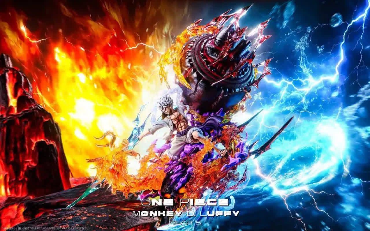 Luffy Nika resin statue Wu Shuang Studio anime figure