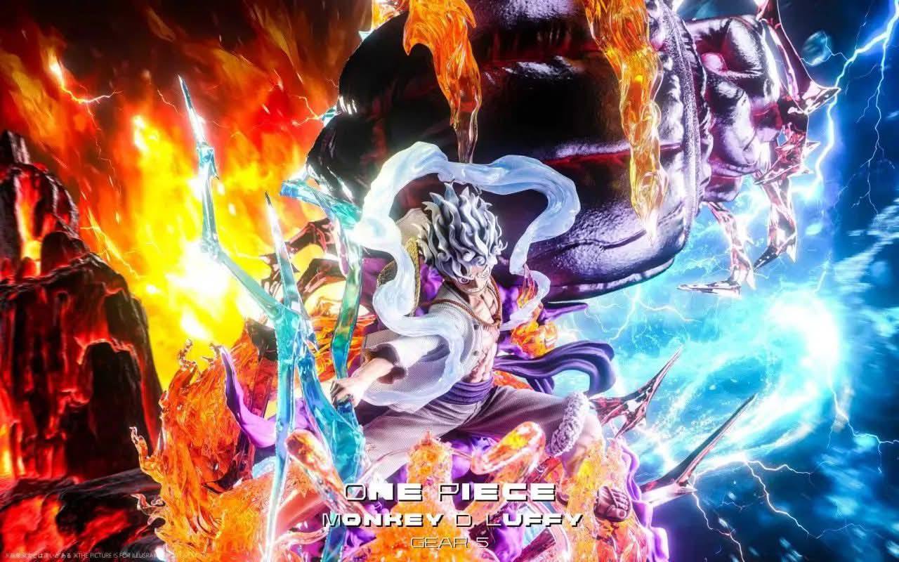 Luffy Nika resin statue Wu Shuang Studio anime figure