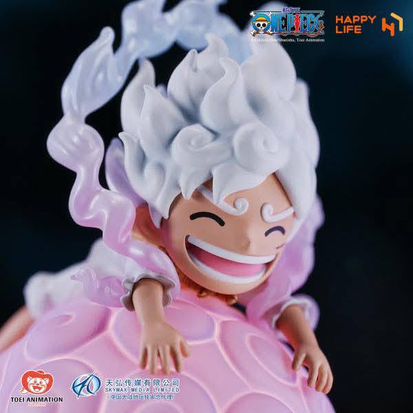 Luffy Nika Night Lamp resin statue Happy Life Studio anime figure
