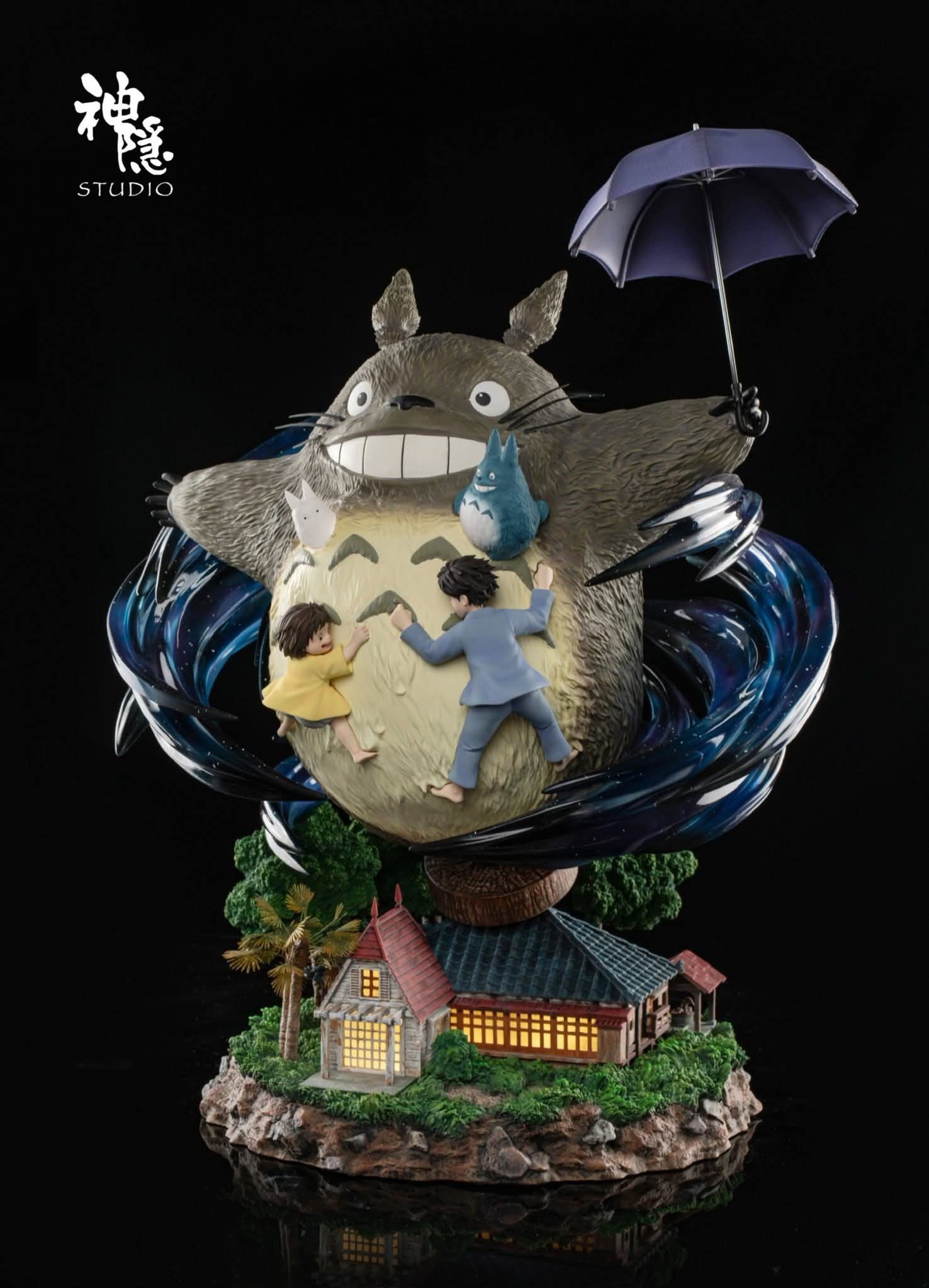 Totoro Night Tour resin statue shenyin studio anime figure
