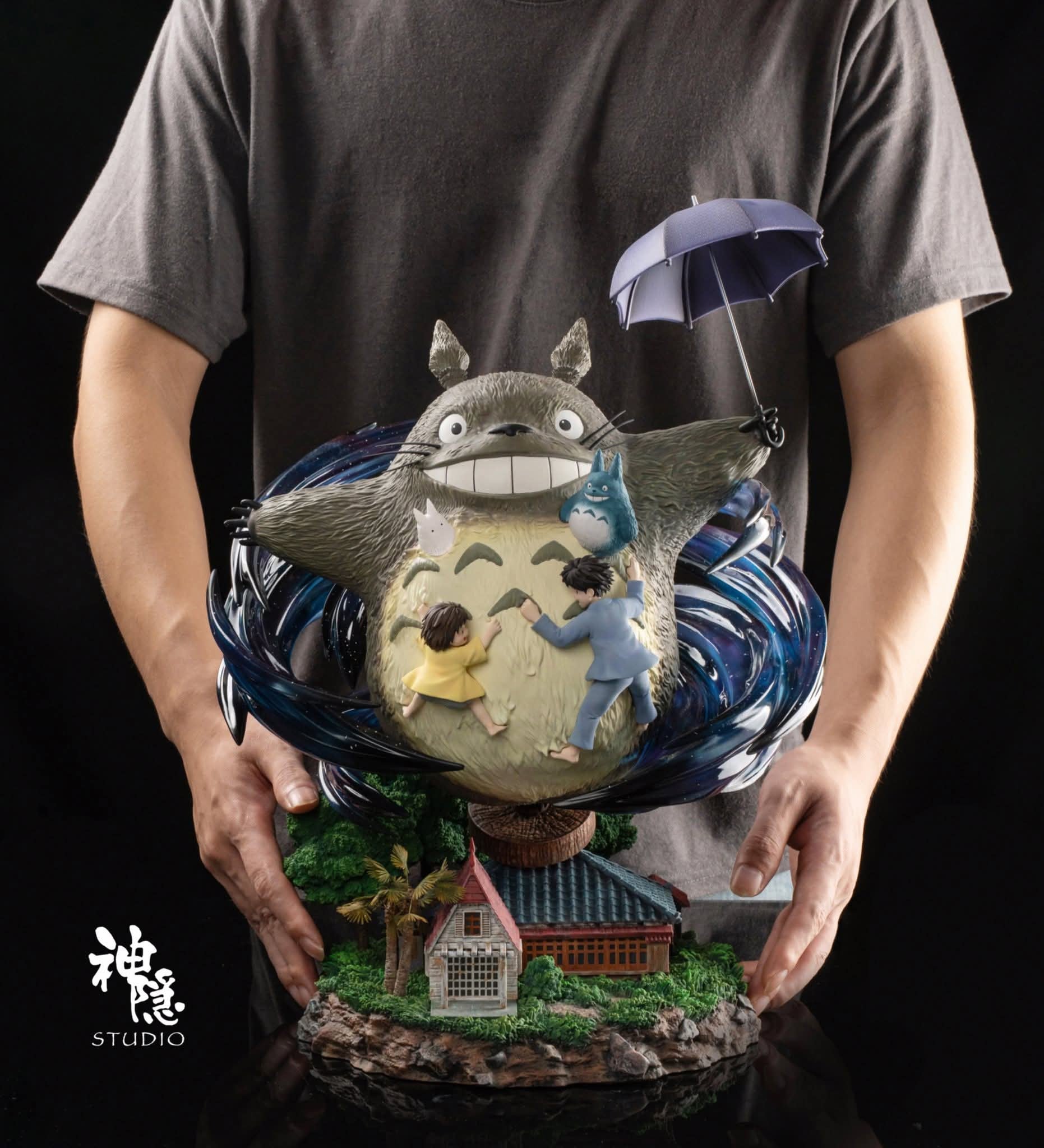 Totoro Night Tour resin statue shenyin studio anime figure