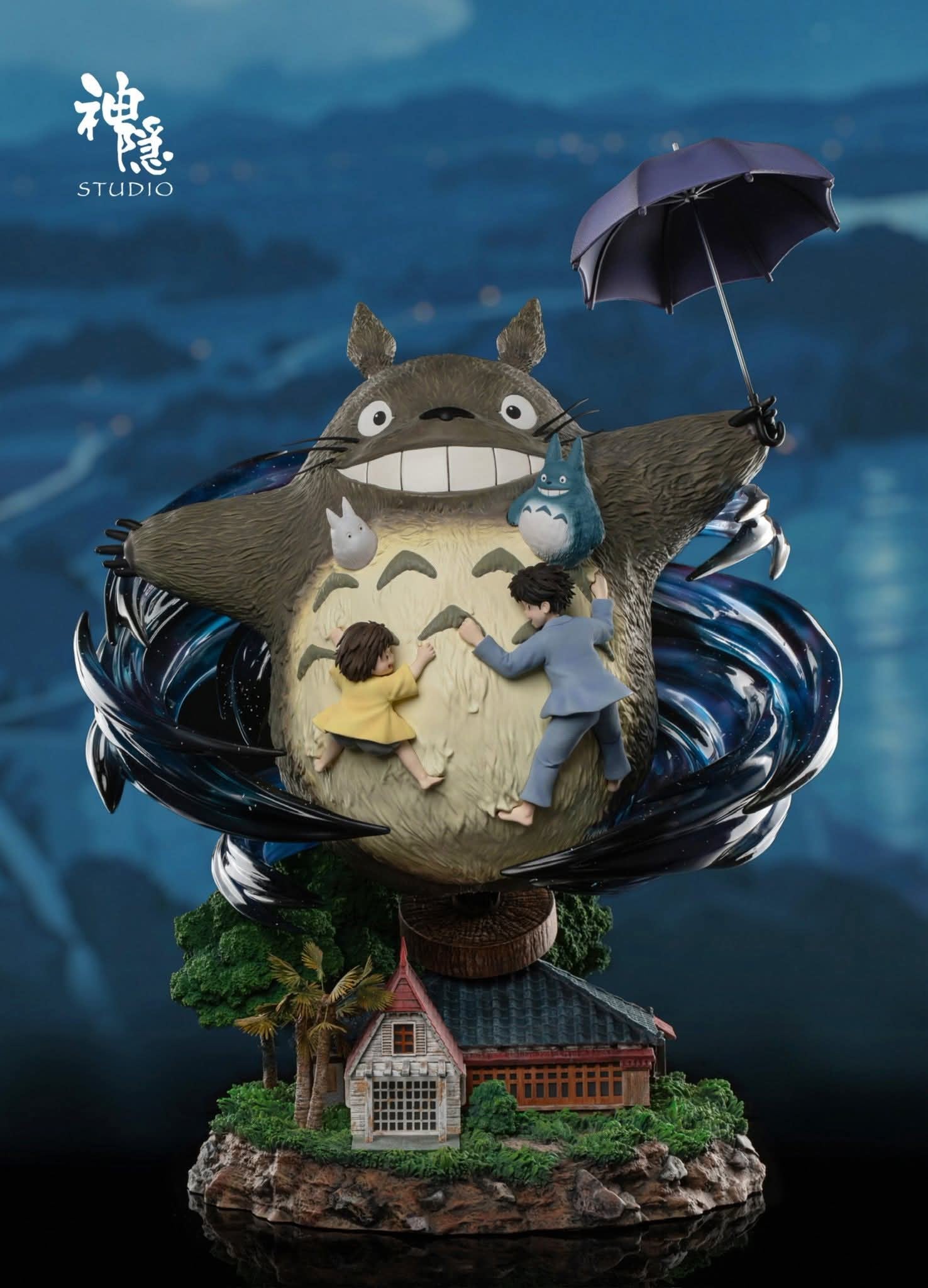 Totoro Night Tour resin statue shenyin studio anime figure