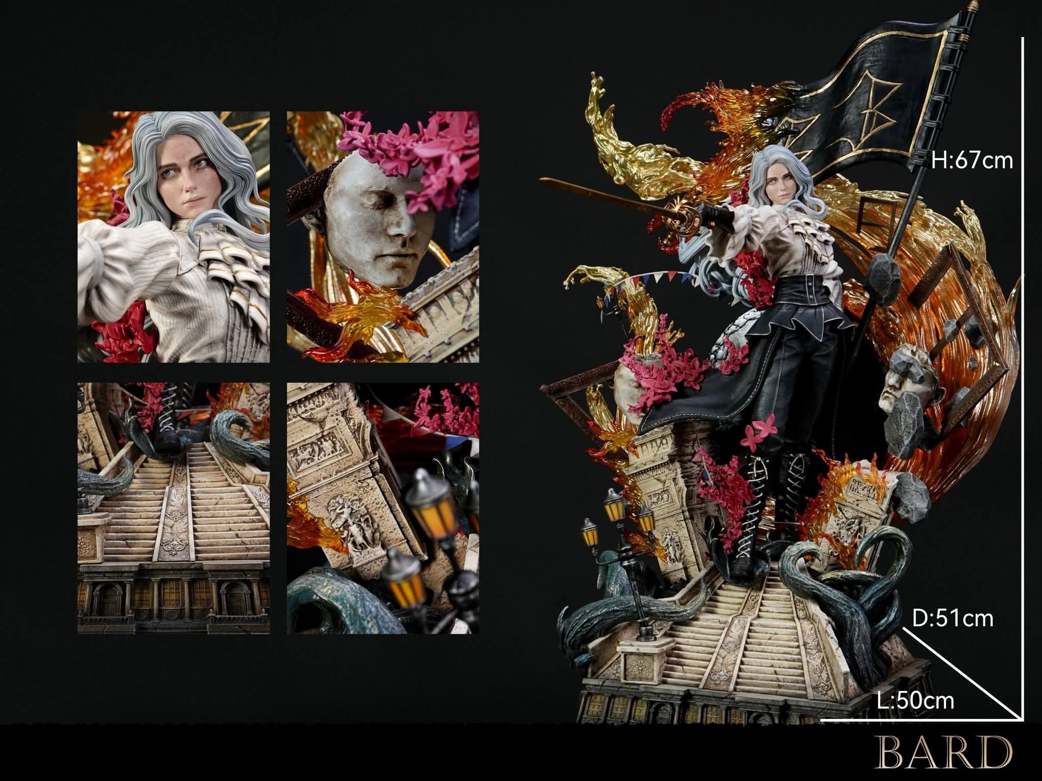 Maelle resin statue Bard studio anime figure