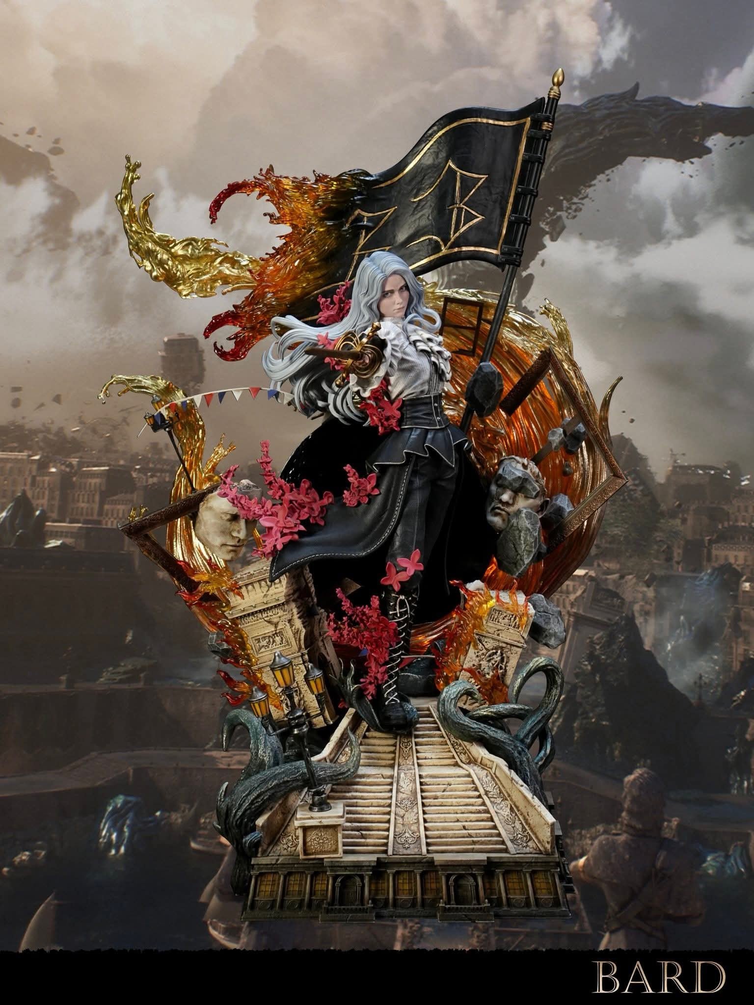 Maelle resin statue Bard studio anime figure