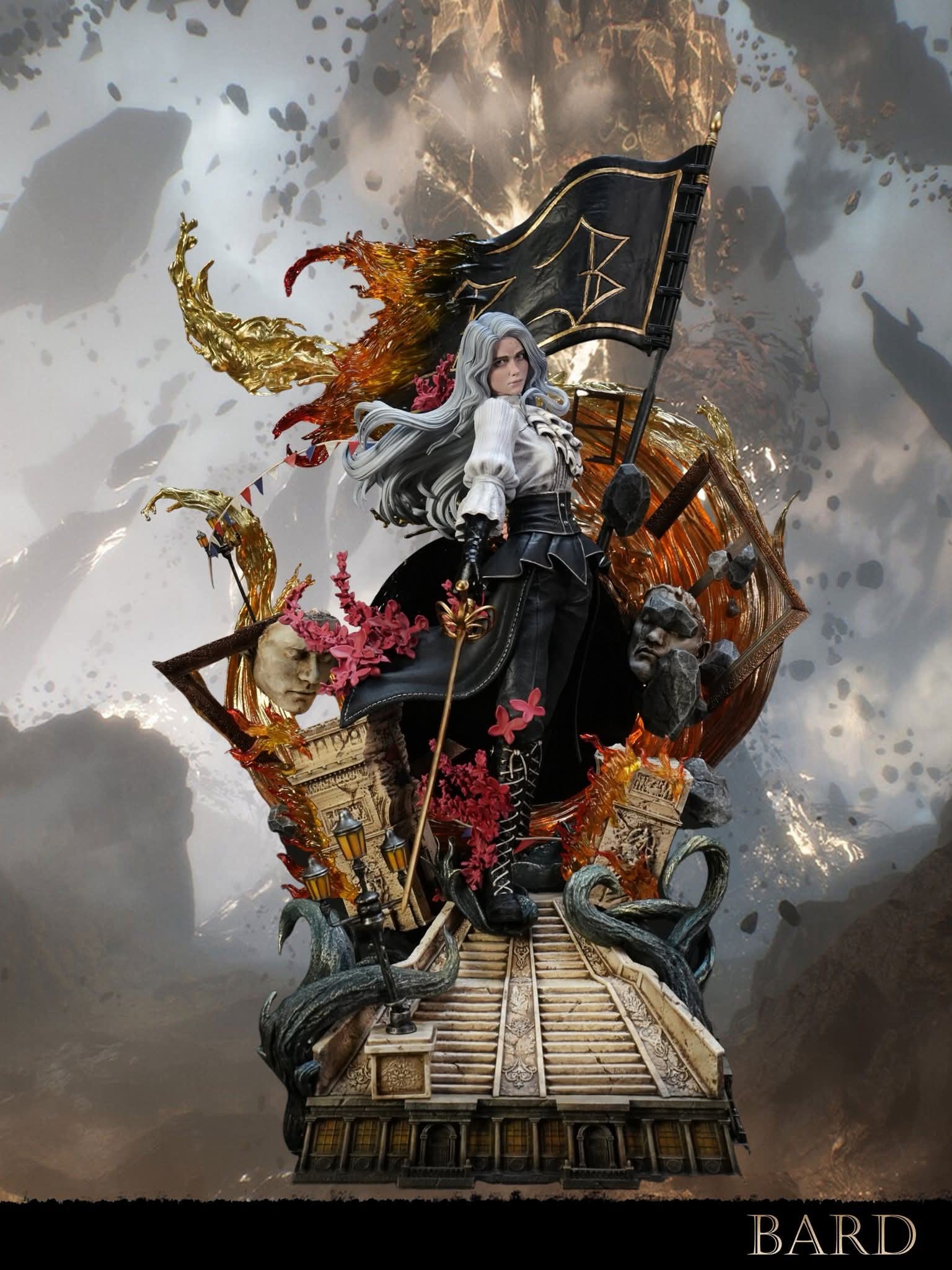 Maelle resin statue Bard studio anime figure