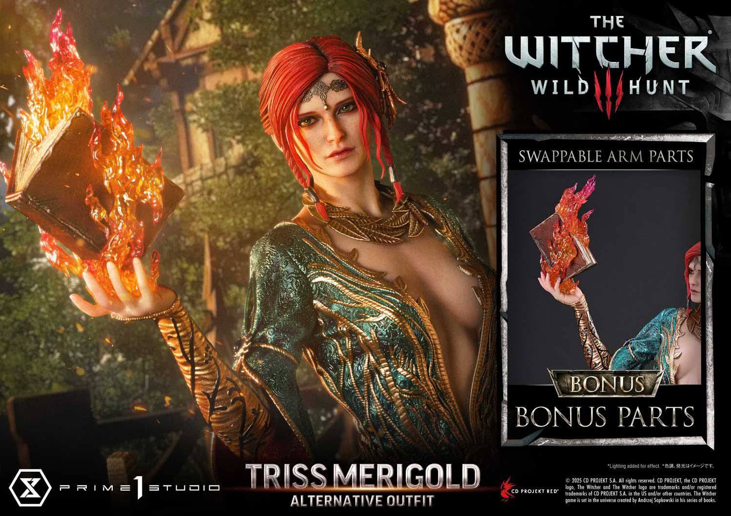 Triss Merigold resin statue Prime 1 Studio anime figure