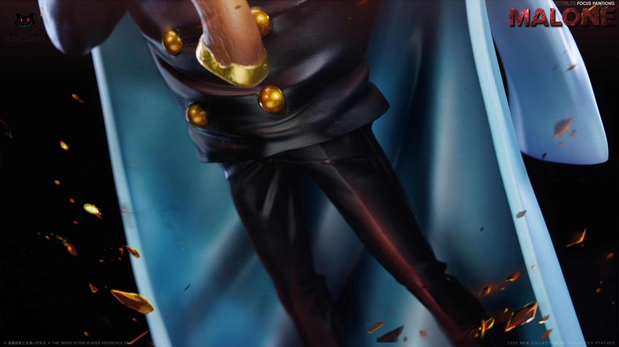 Marlon resin statue black studio anime figure