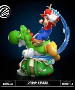 Mario X Yoshi Super Mario Galaxy 2 - Dream Studio resin statue Navy Toys anime figure