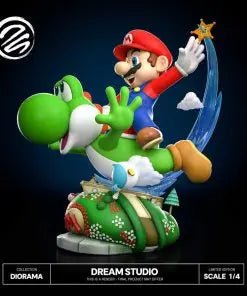 Mario X Yoshi Super Mario Galaxy 2 - Dream Studio resin statue Navy Toys anime figure