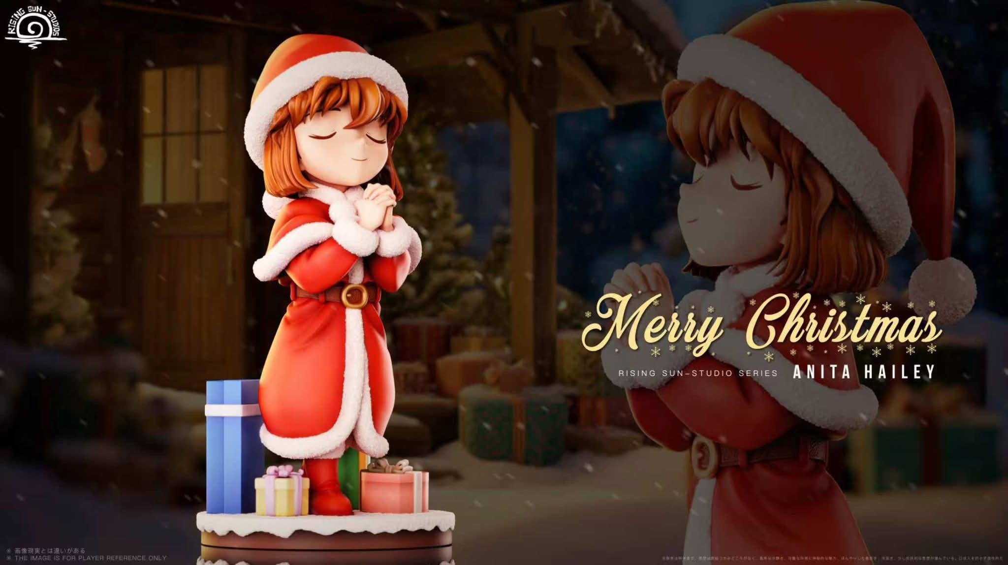Christmas Ai Haibara resin statue Rising Sun Studio anime figure