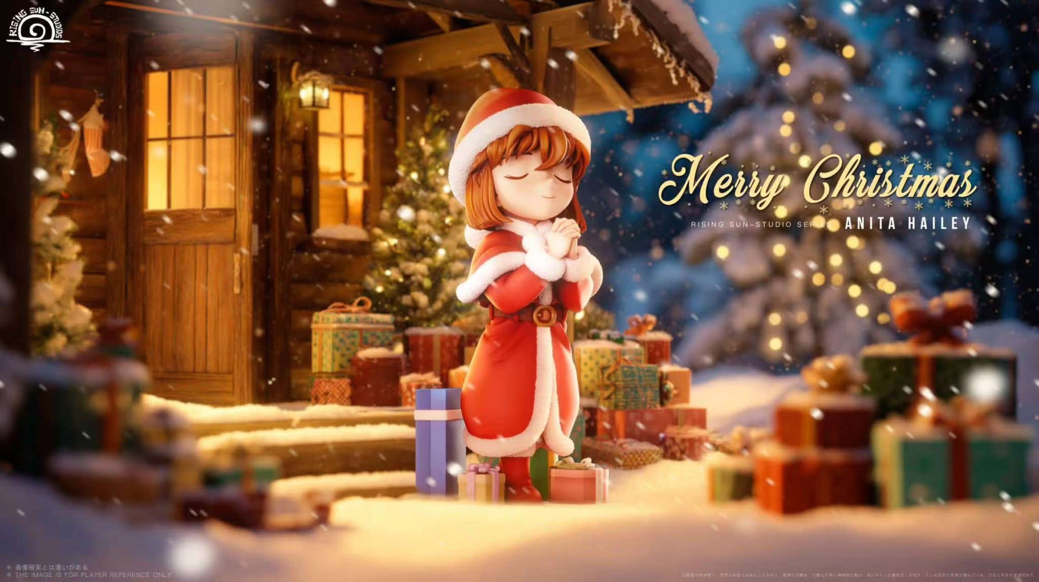 Christmas Ai Haibara resin statue Rising Sun Studio anime figure