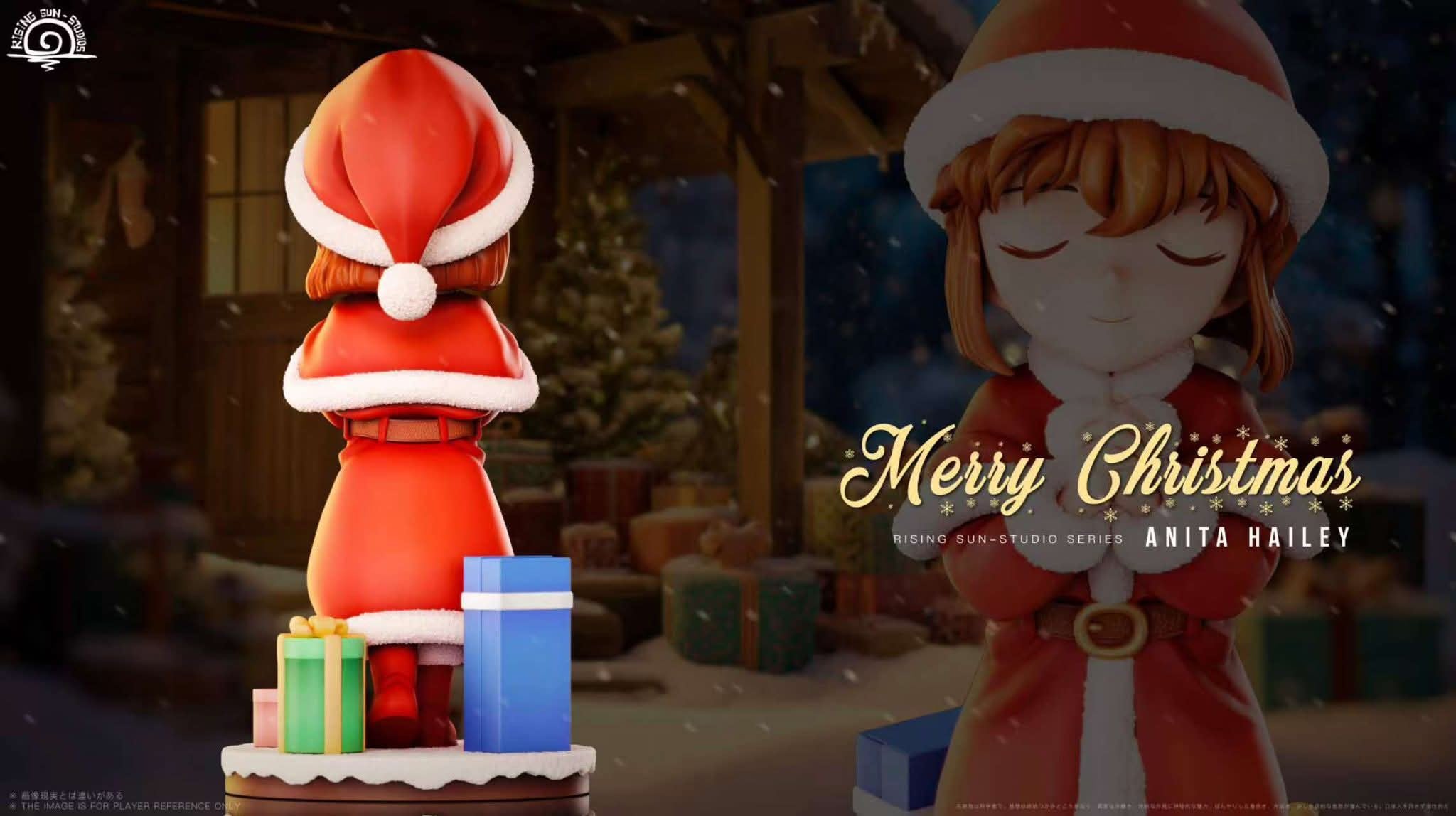 Christmas Ai Haibara resin statue Rising Sun Studio anime figure