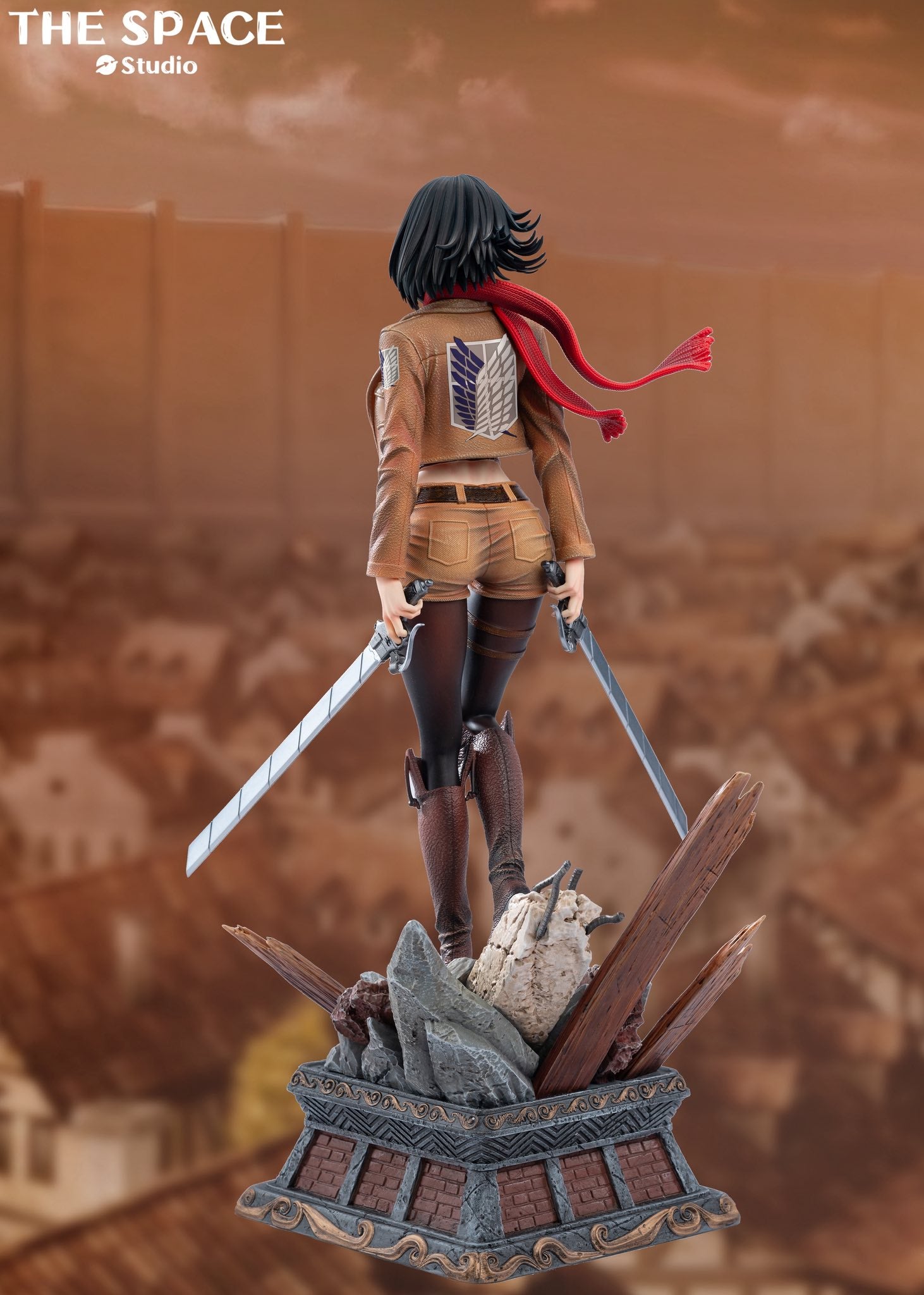 Mikasa Ackerman resin statue The Space Studio anime figure