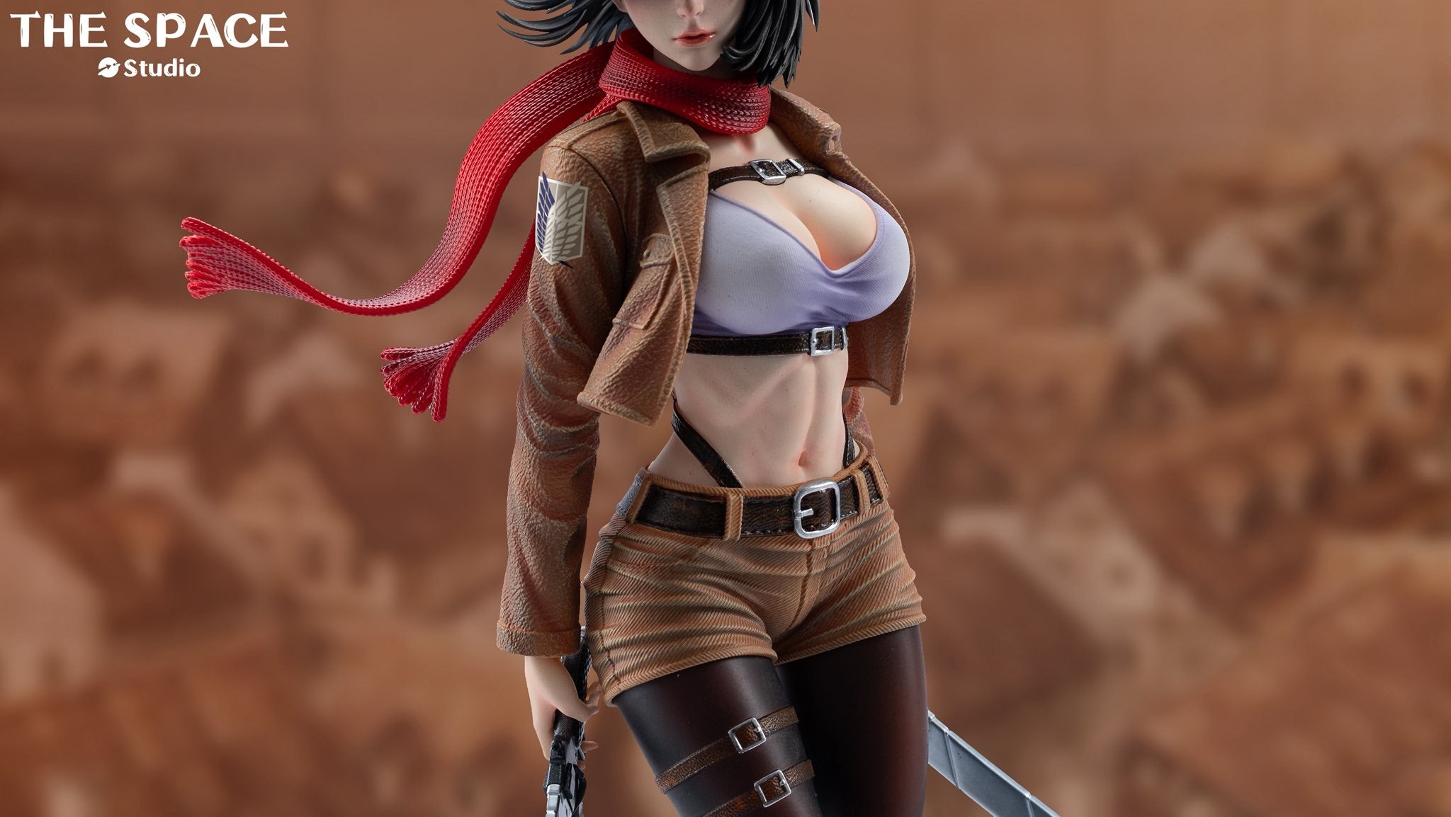 Mikasa Ackerman resin statue The Space Studio anime figure