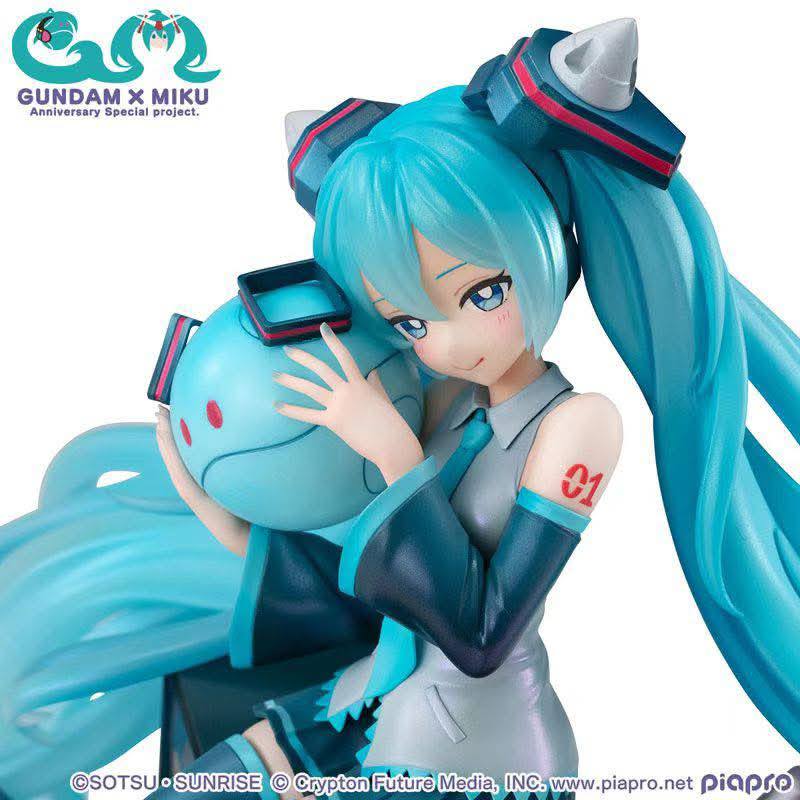 Gundam x Miku Anniversary Special Project Lucrea resin statue MegaHouse Studio anime figure