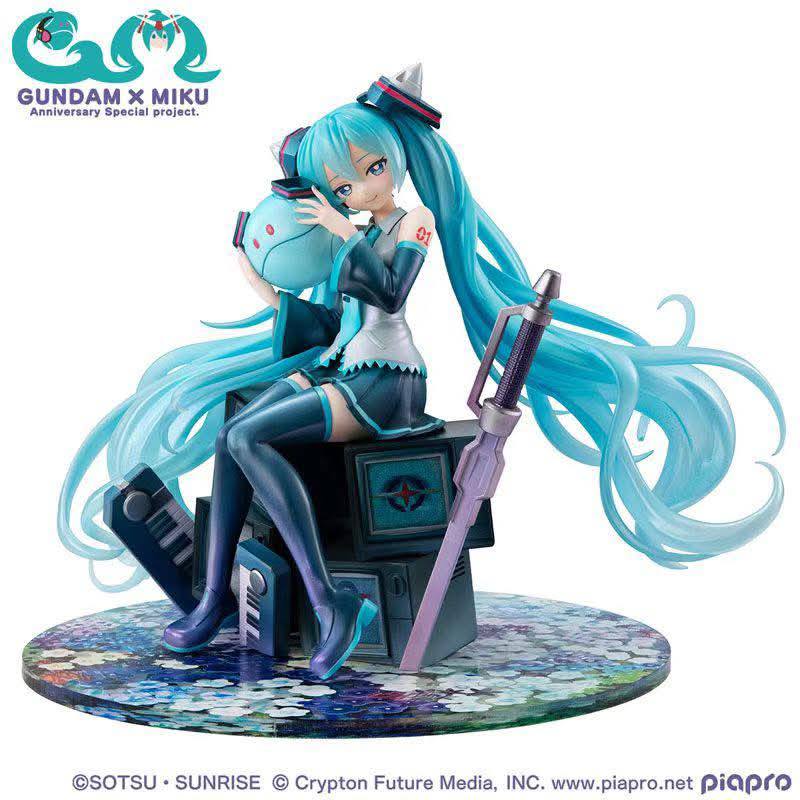 Gundam x Miku Anniversary Special Project Lucrea resin statue MegaHouse Studio anime figure