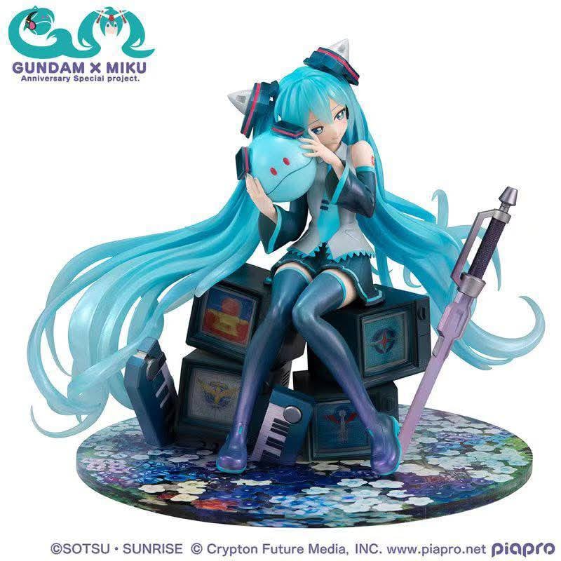 Gundam x Miku Anniversary Special Project Lucrea resin statue MegaHouse Studio anime figure