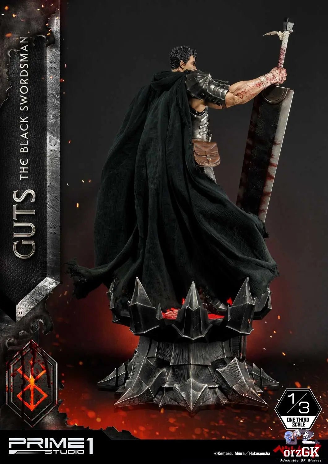 Museum Masterline Berserk Guts The Black Swordsman MMBR-01 MMBR-01DX (Licensed) - Prime 1 Studio resin statue Navy Toys anime figure
