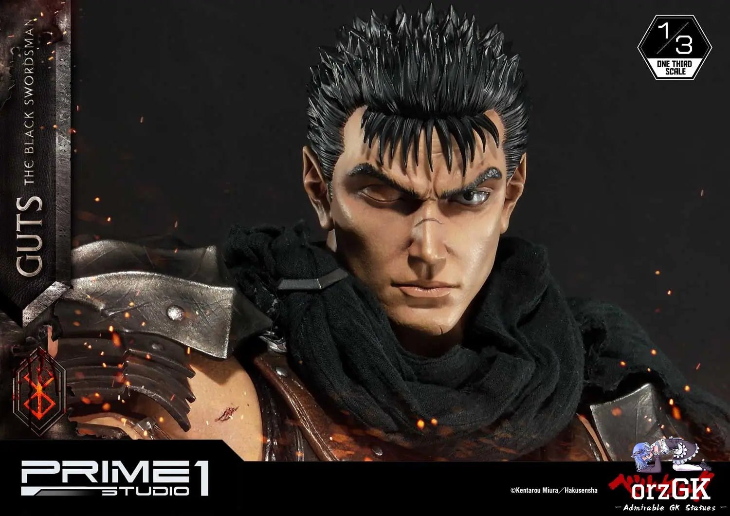 Museum Masterline Berserk Guts The Black Swordsman MMBR-01 MMBR-01DX (Licensed) - Prime 1 Studio resin statue Navy Toys anime figure