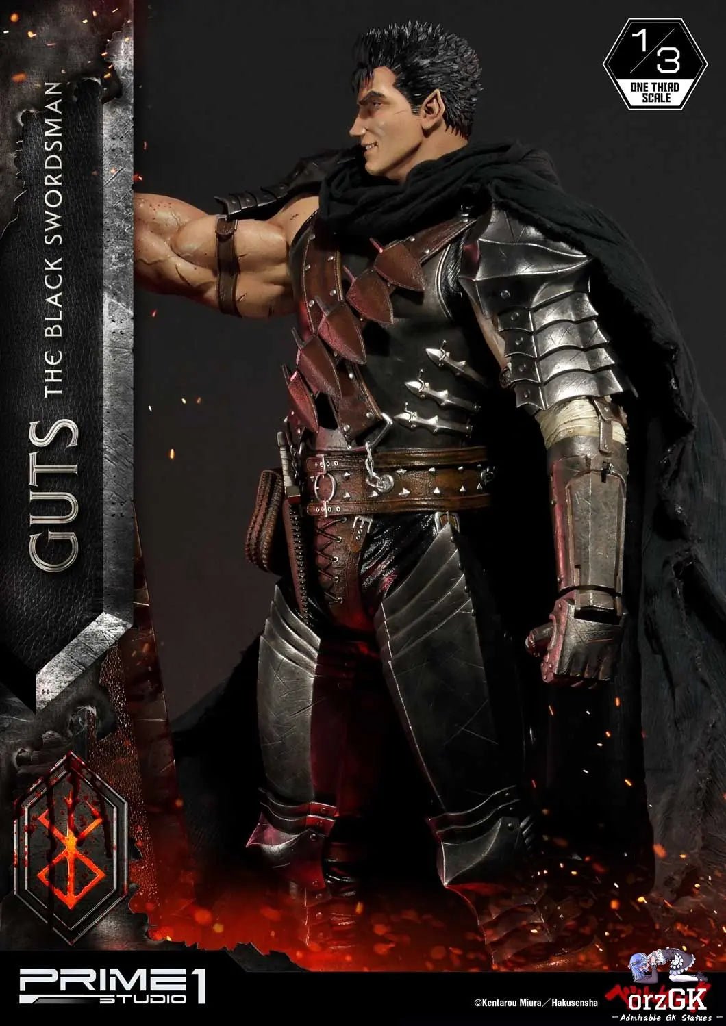 Museum Masterline Berserk Guts The Black Swordsman MMBR-01 MMBR-01DX (Licensed) - Prime 1 Studio resin statue Navy Toys anime figure