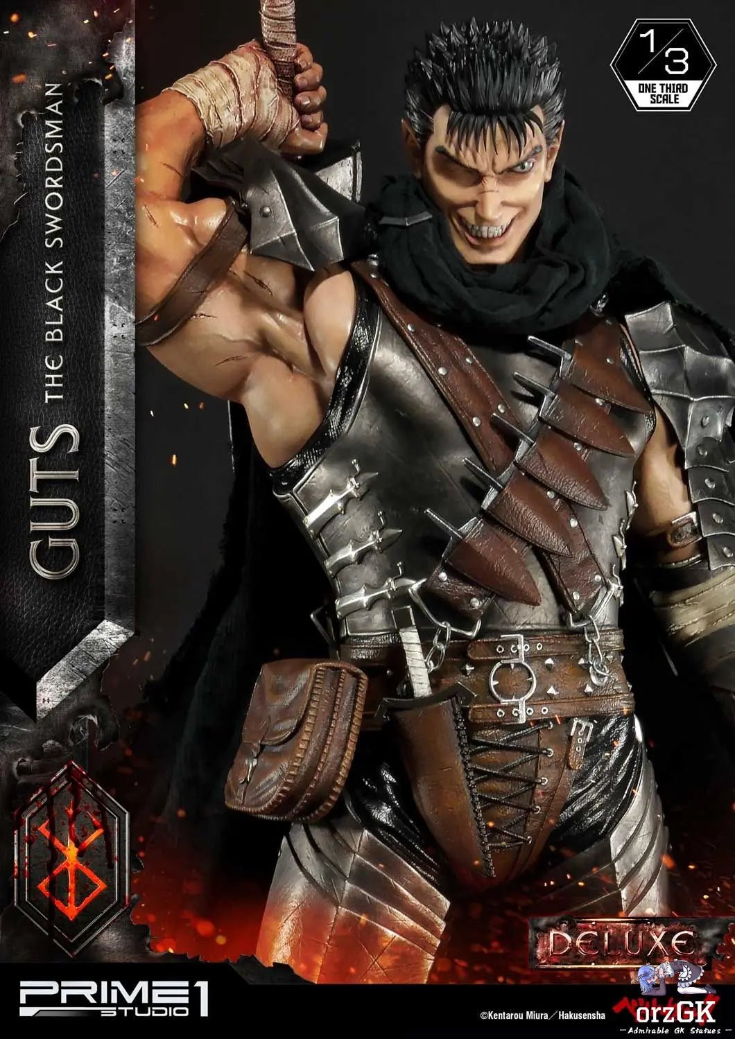 Museum Masterline Berserk Guts The Black Swordsman MMBR-01 MMBR-01DX (Licensed) - Prime 1 Studio resin statue Navy Toys anime figure