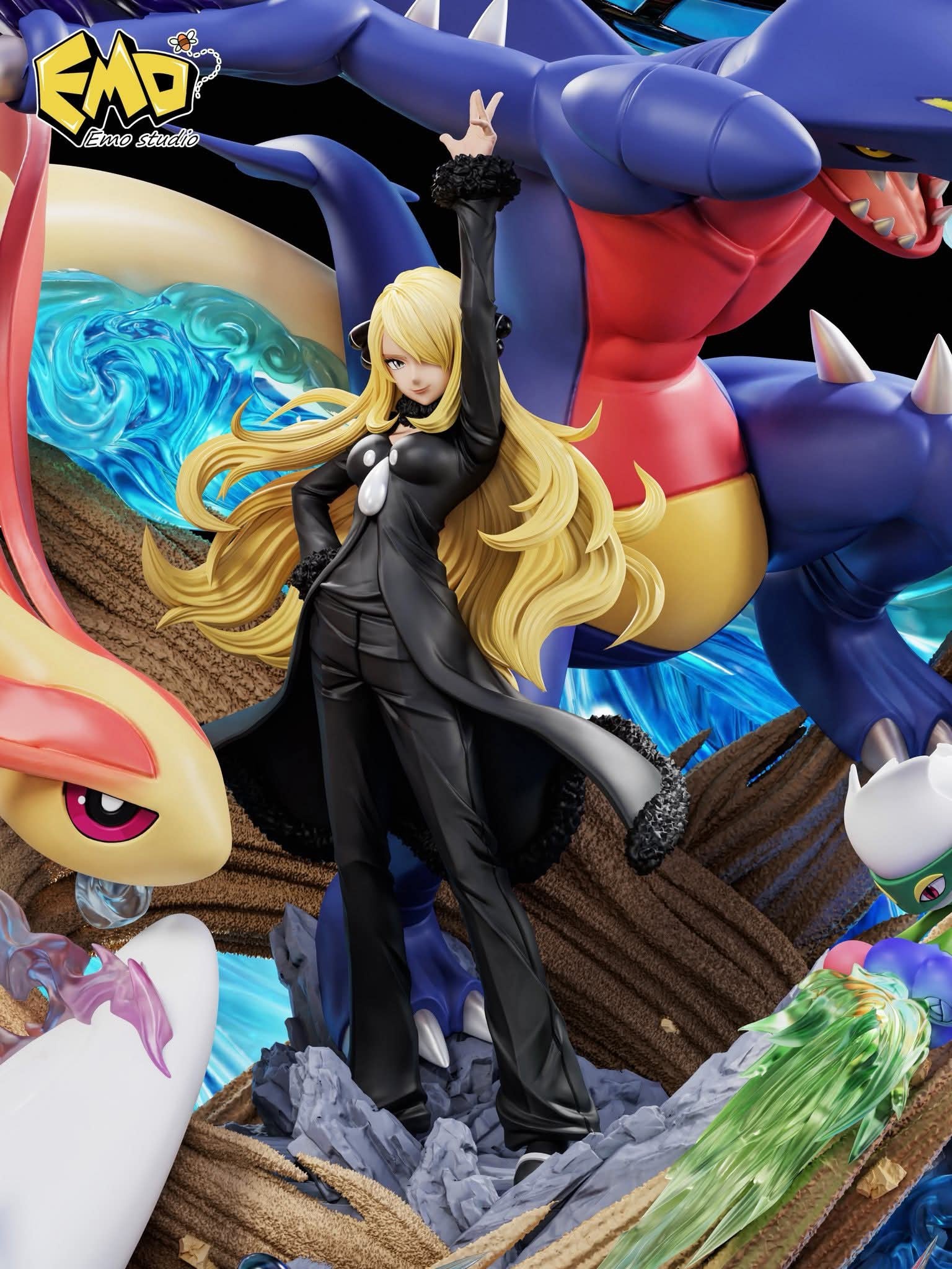 Cynthia resin statue emo studio anime figure