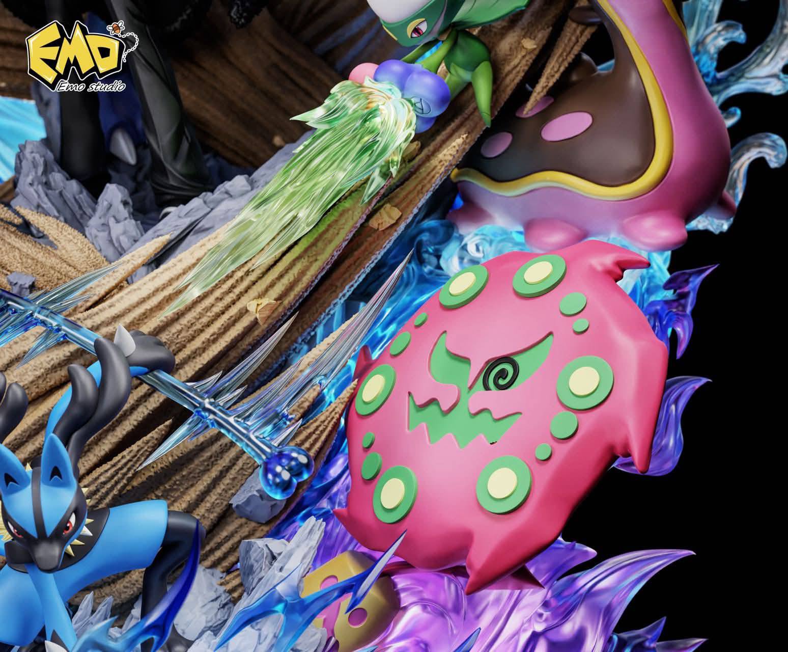 Cynthia resin statue emo studio anime figure