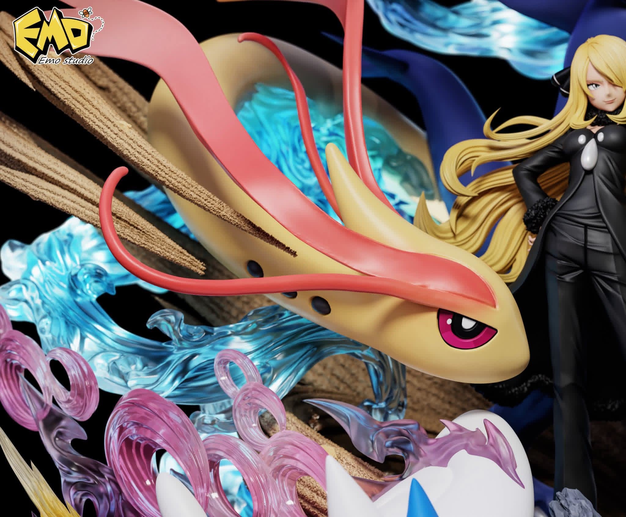 Cynthia resin statue emo studio anime figure