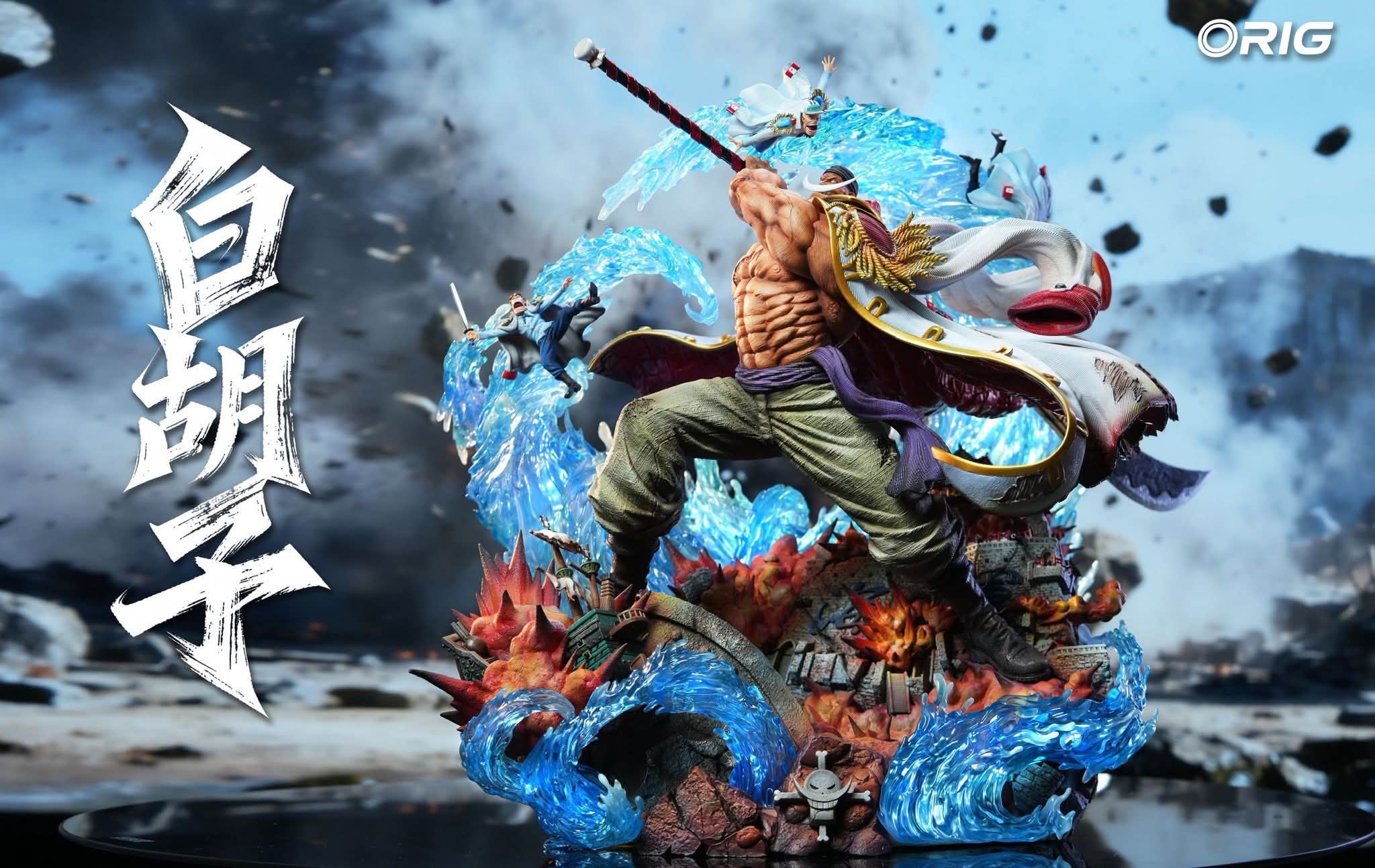 Whitebeard Edward Newgate resin statue ORIG Studio anime figure