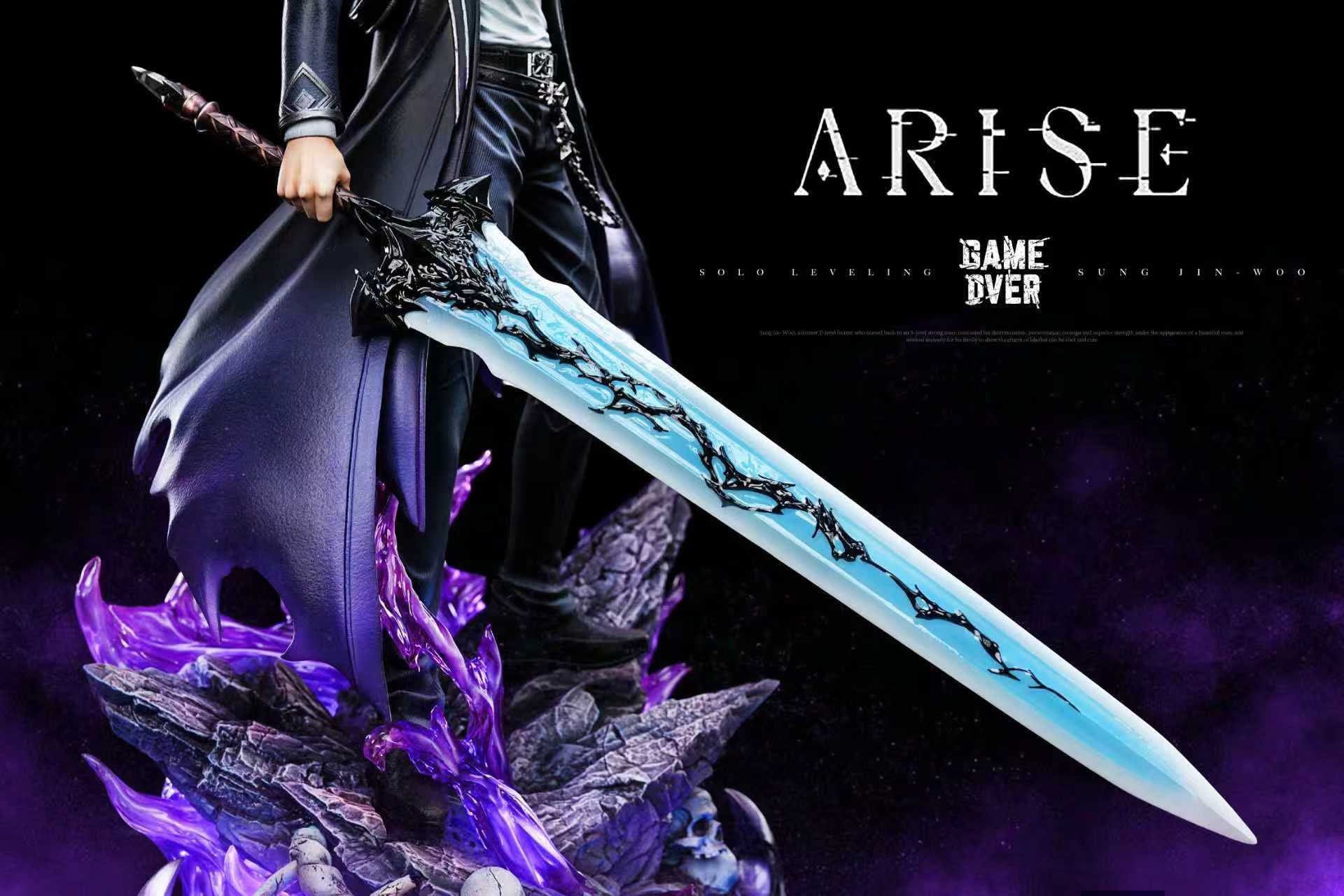 Shadow Monarch Sung Jin - Woo resin statue Game Over Studio anime figure